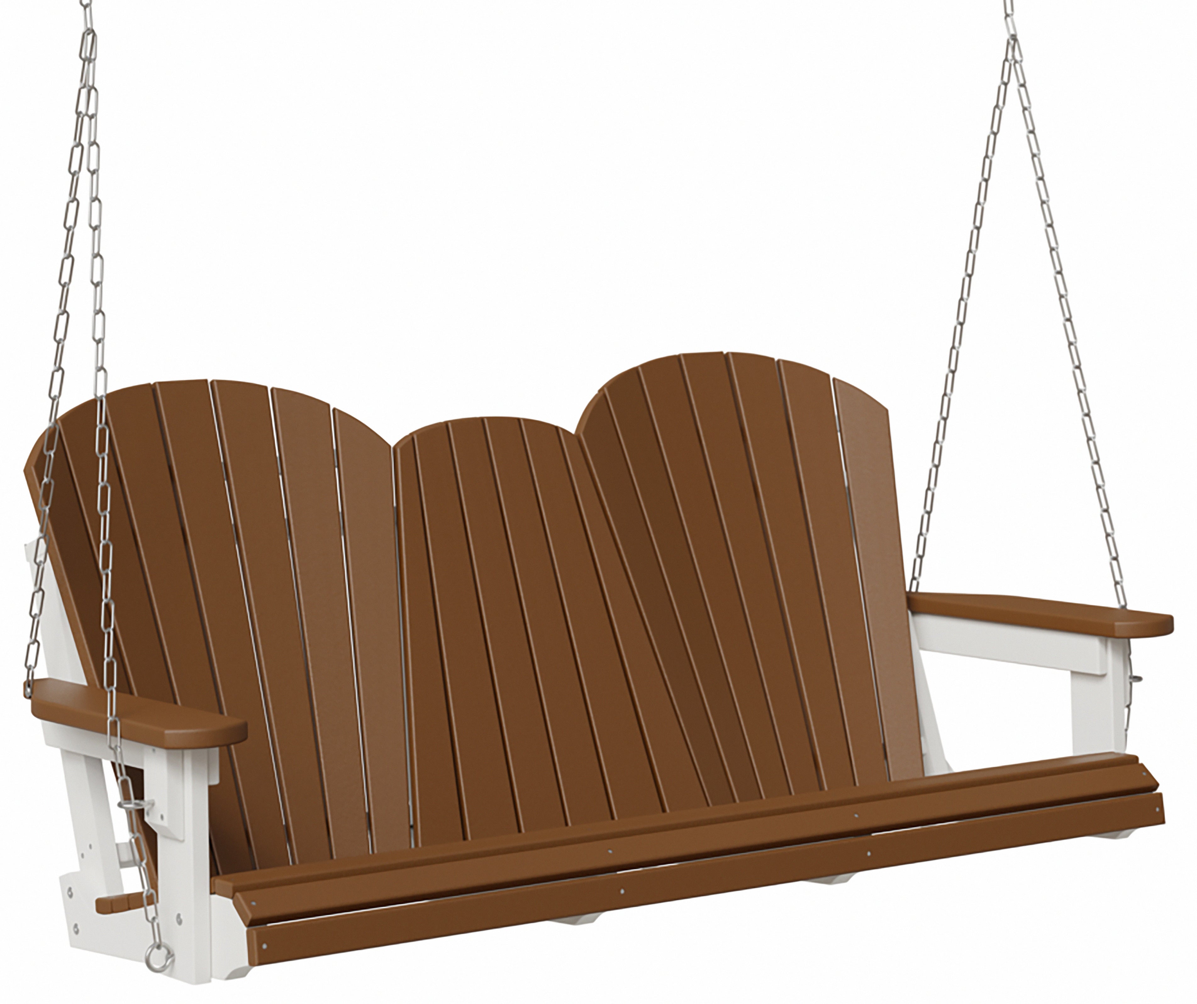 5'ft Porch Swing With Flip Down Tray - New