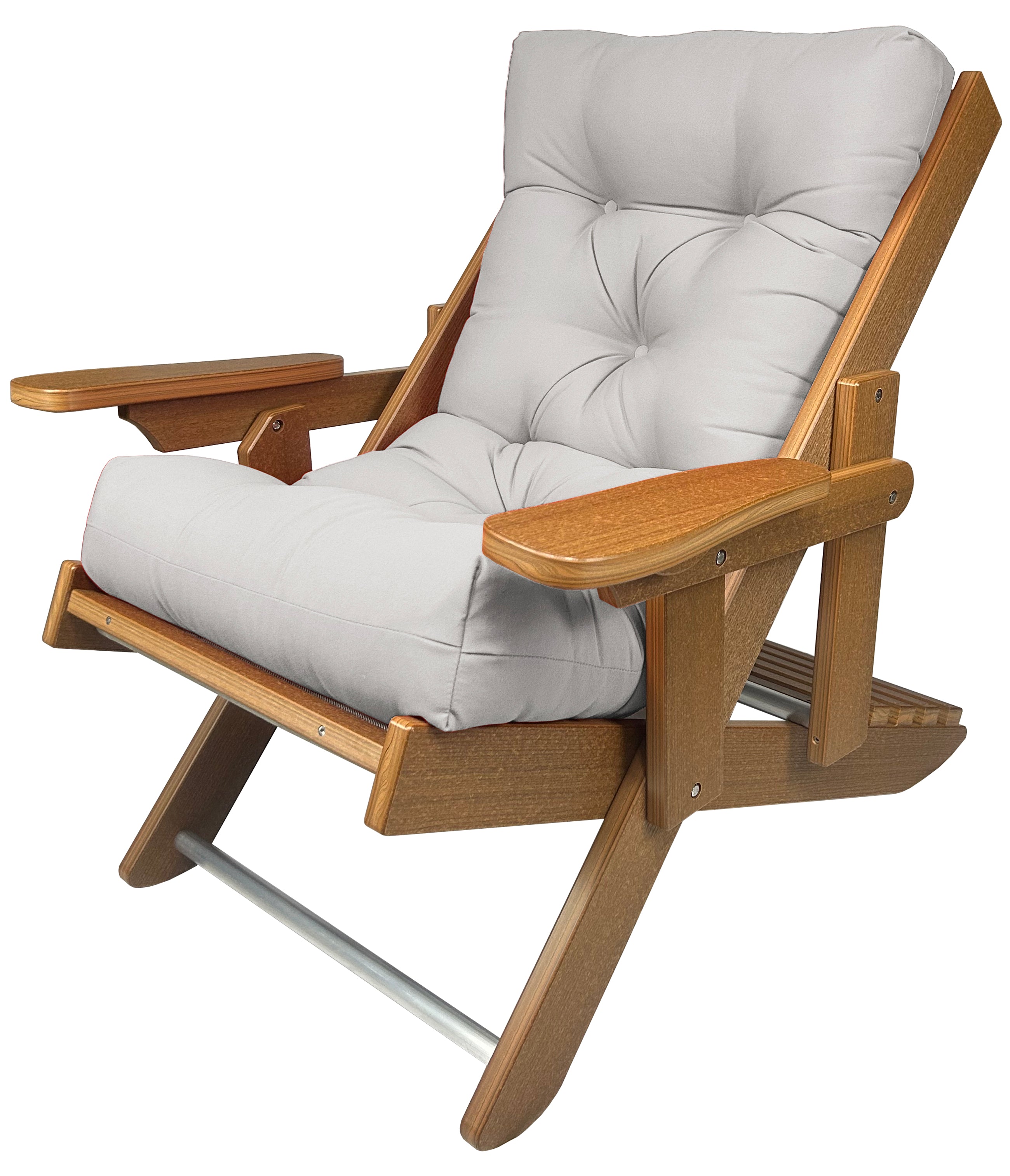 Original Cloud Comfort Folding & Reclining Chair (Wood Grain Texture)