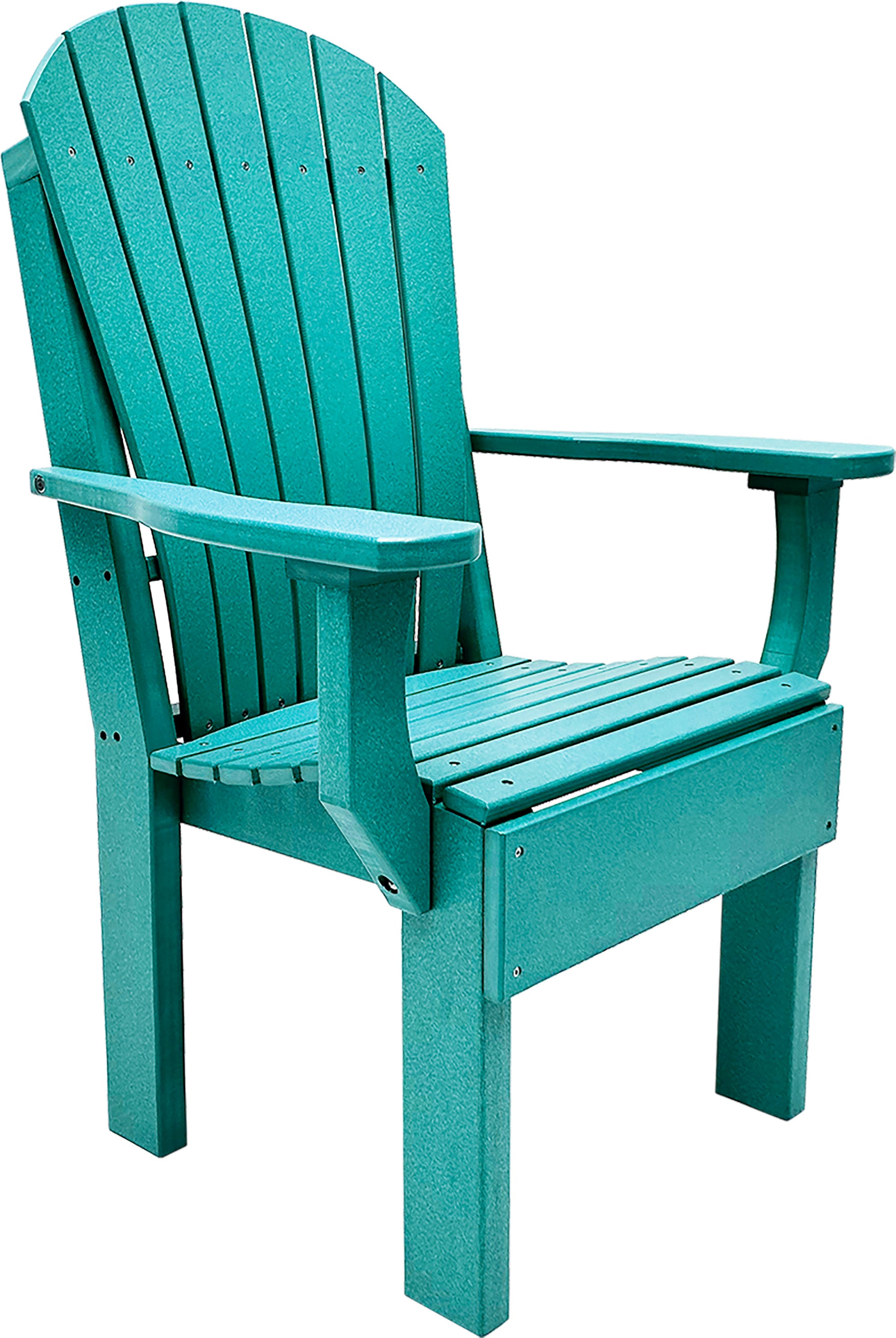 7-Piece Farmhouse Adirondack Dining Table Set With 2 Arm Chairs And 4 Side Chairs