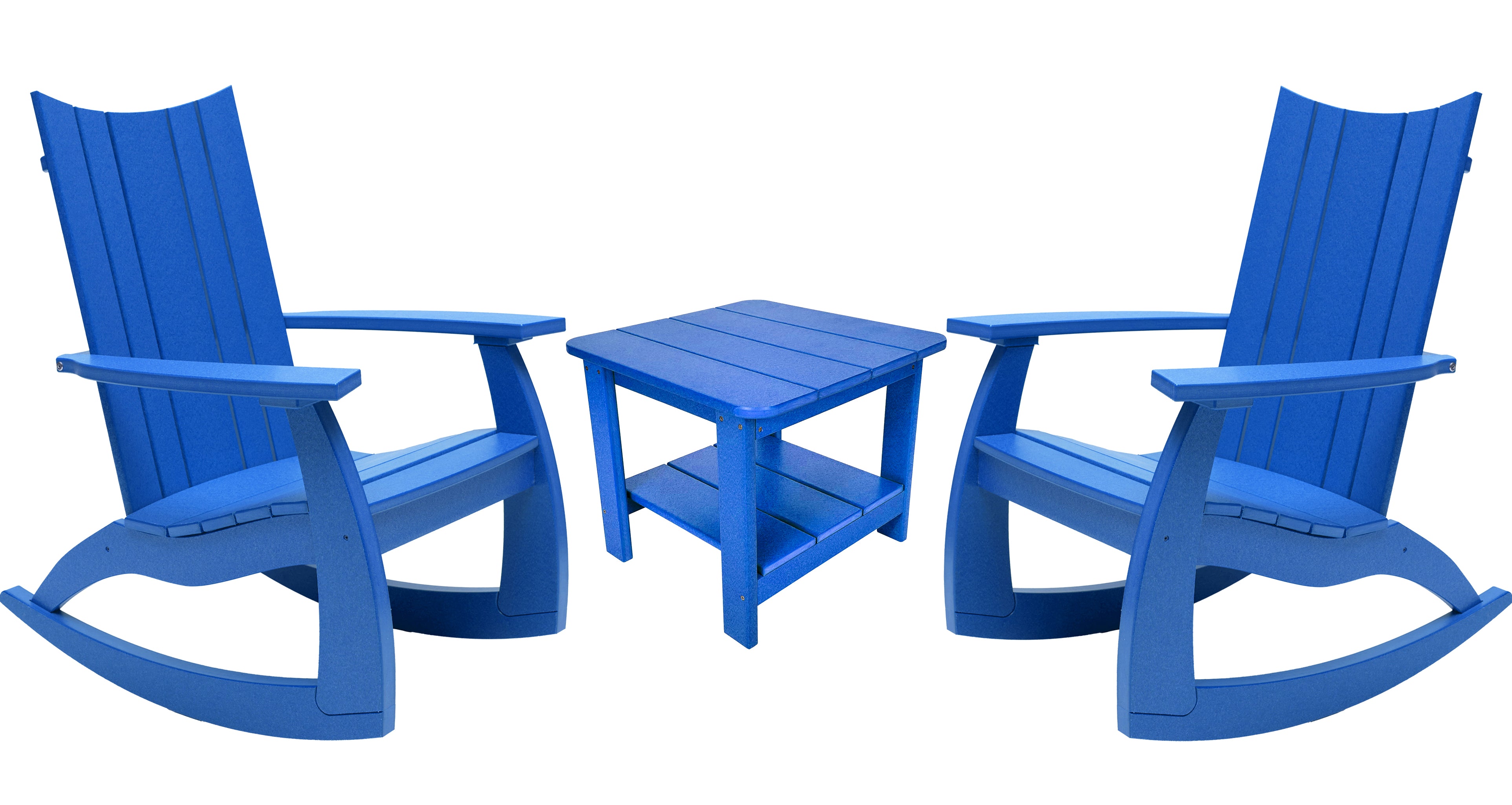 3-Piece Edge Modern Porch Rocker Set