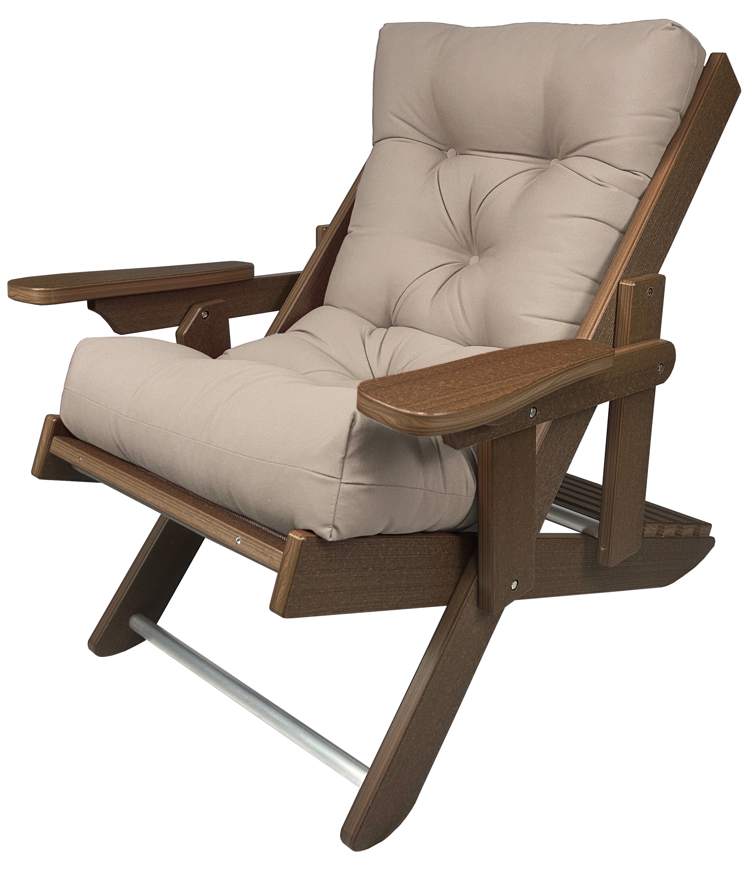 Original Cloud Comfort Folding & Reclining Chair (Wood Grain Texture)