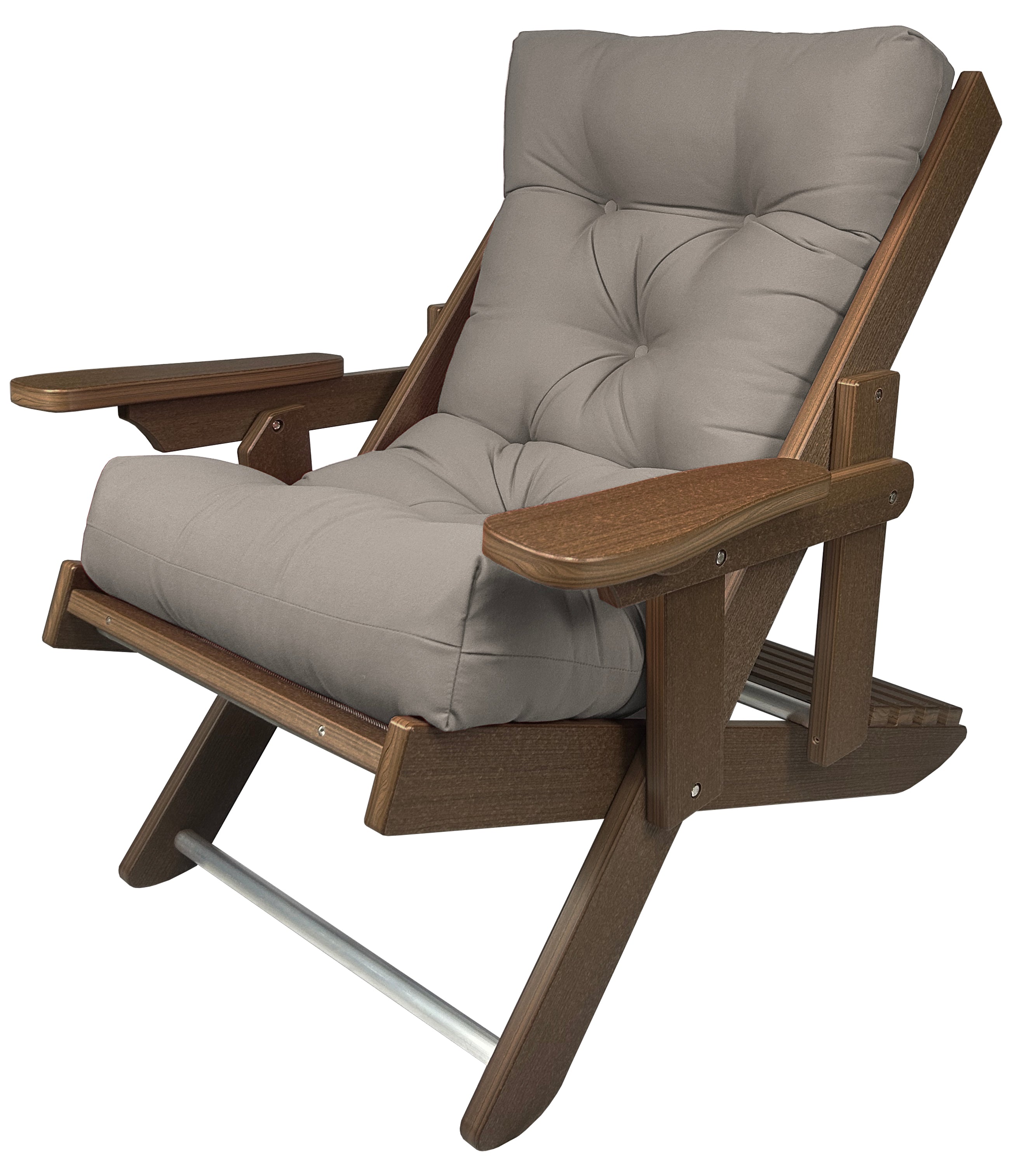 Original Cloud Comfort Folding & Reclining Chair (Wood Grain Texture)