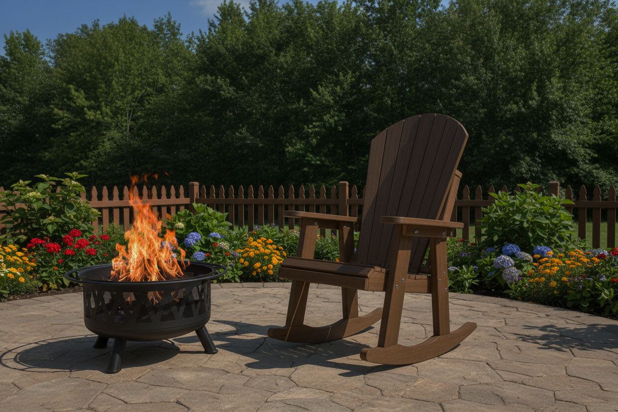 DURAWEATHER POLY® Adirondack Porch Rocker Lakeside