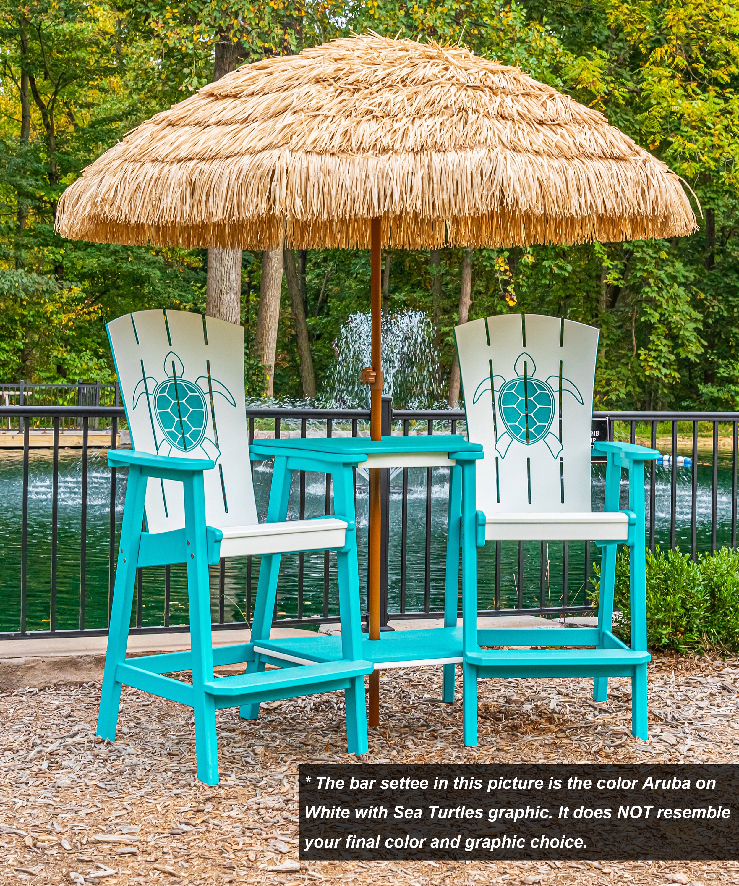 DURAWEATHER POLY® Oasis Bar Settee