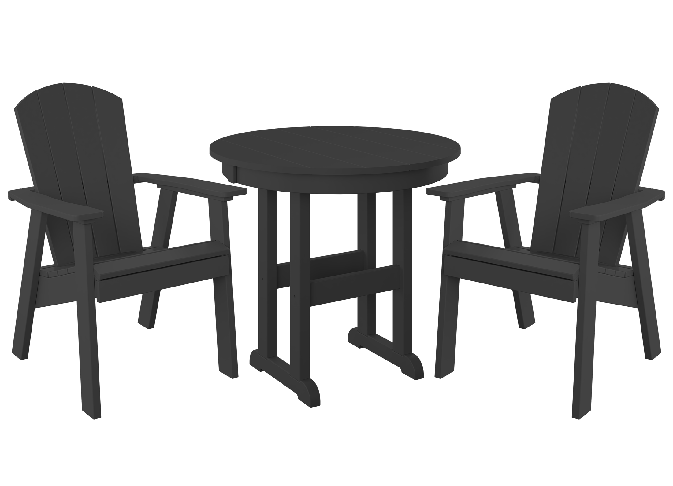 DuraWeather Poly® 3-Piece Yorkshire Adirondack Bistro Set