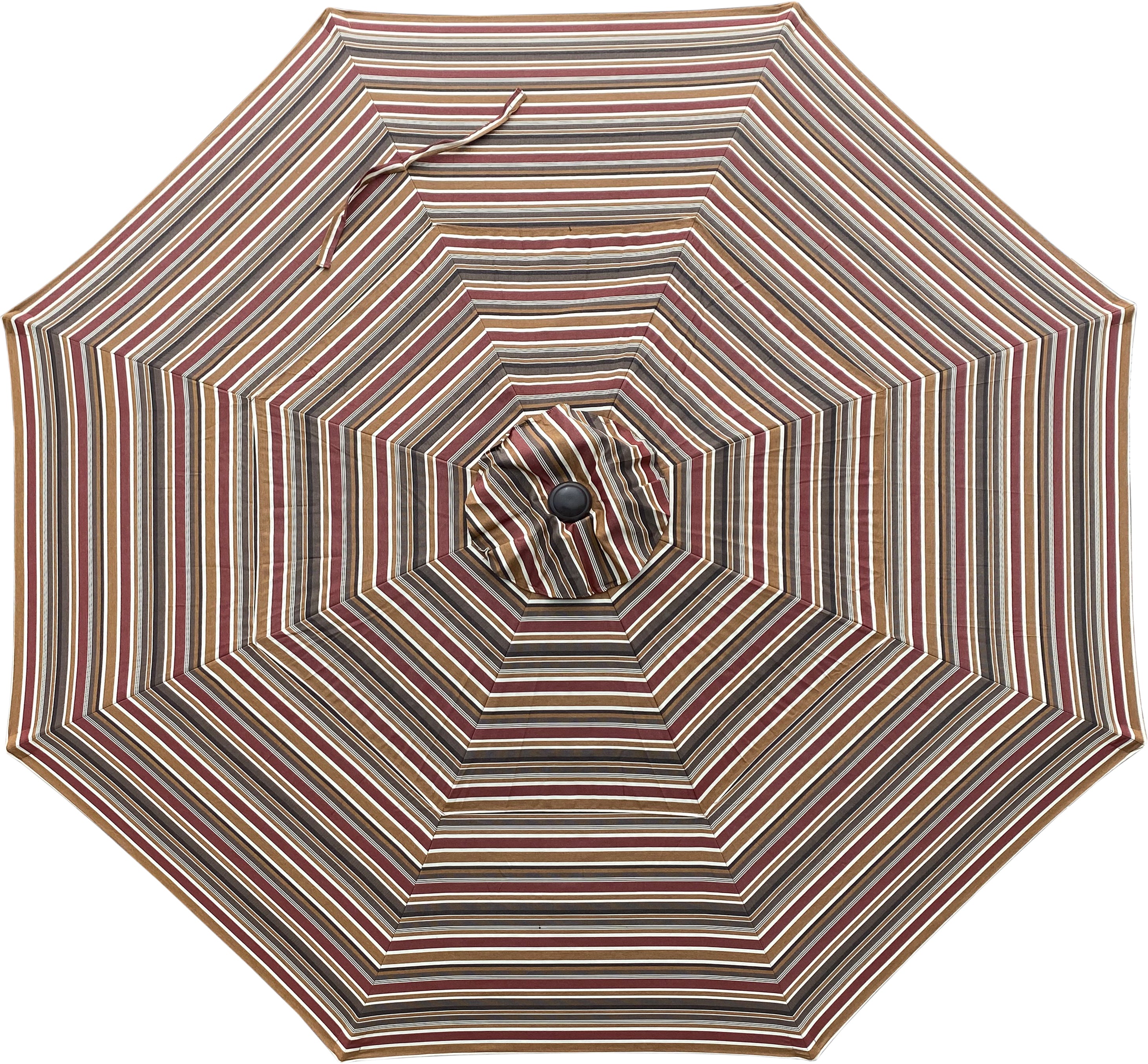 9'ft Patio Umbrella Push Button Tilt Sunbrella® Double Wind Vents