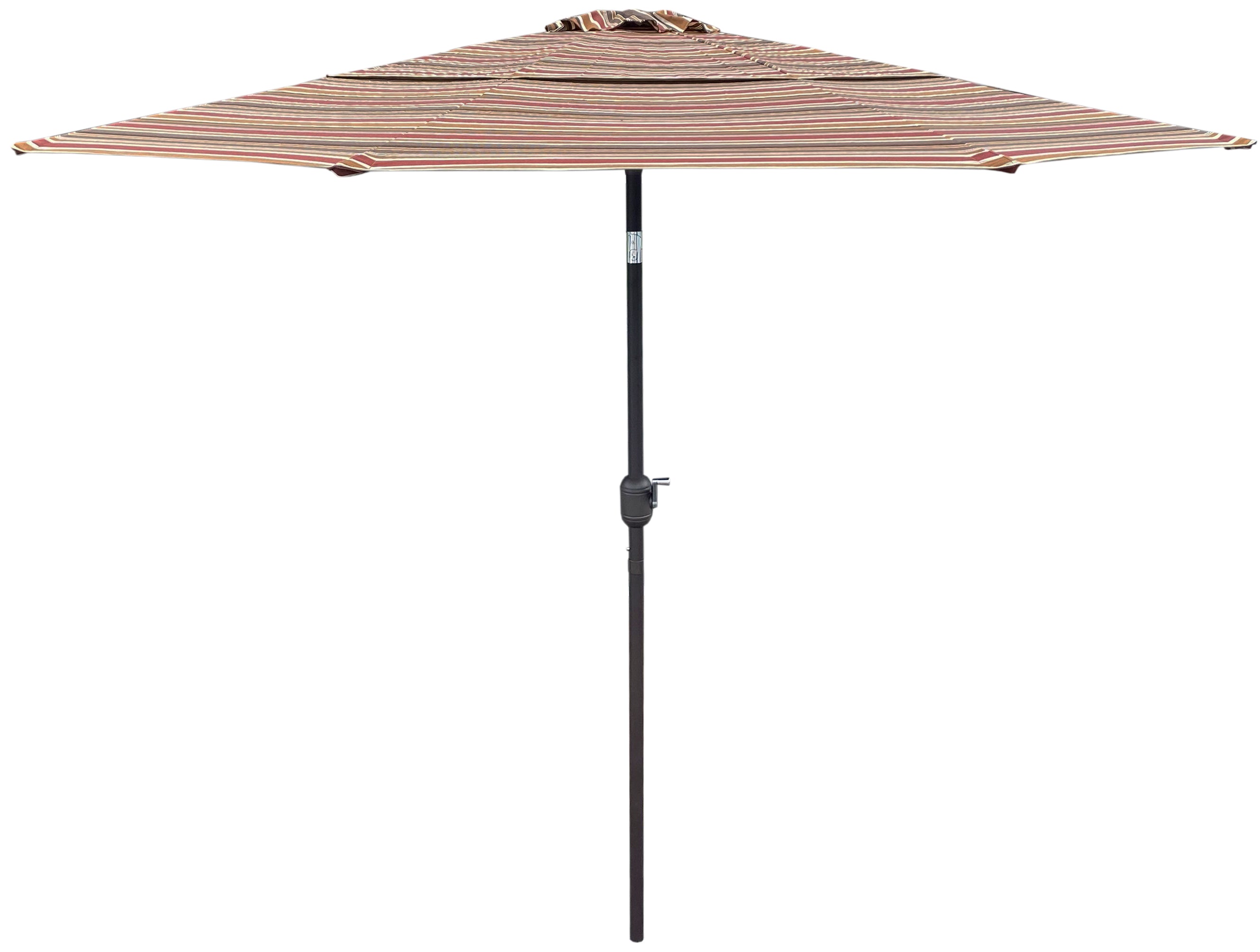 9'ft Patio Umbrella Push Button Tilt Sunbrella® Double Wind Vents