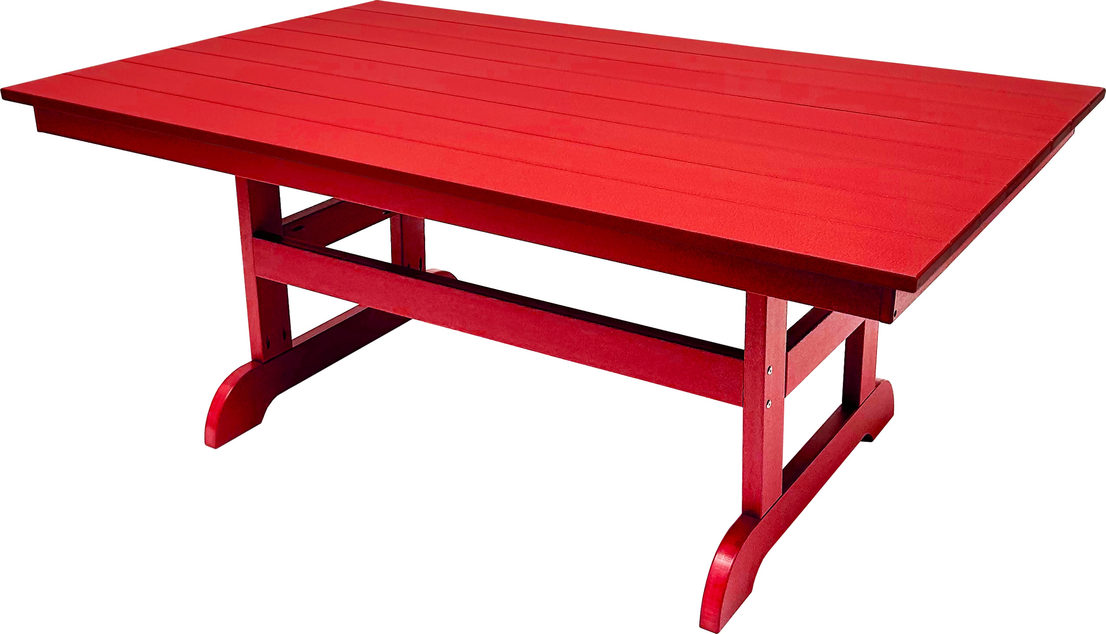 7-Piece Farmhouse Adirondack Dining Table Set With 2 Arm Chairs And 4 Side Chairs