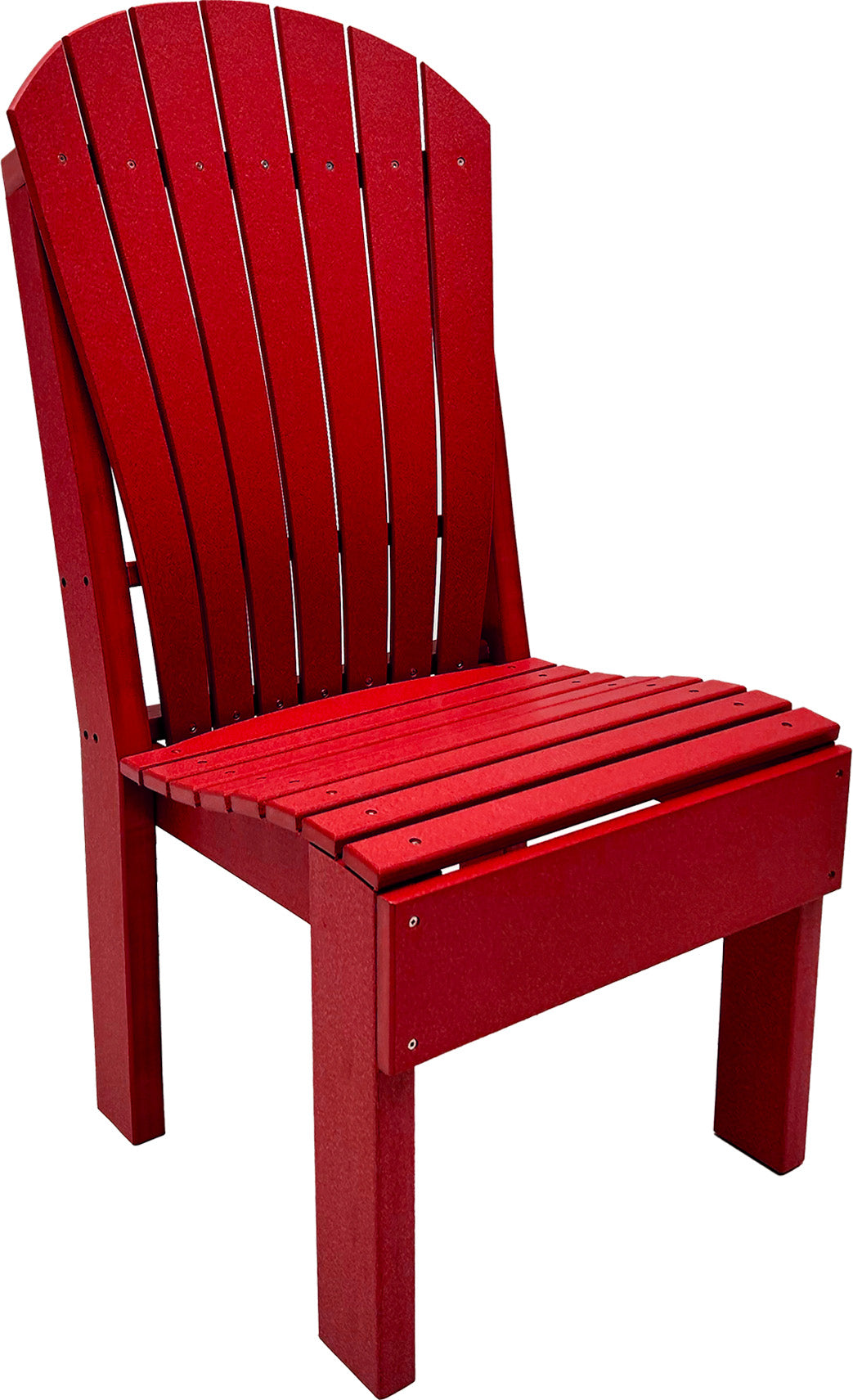 7-Piece Farmhouse Adirondack Dining Table Set With 2 Arm Chairs And 4 Side Chairs