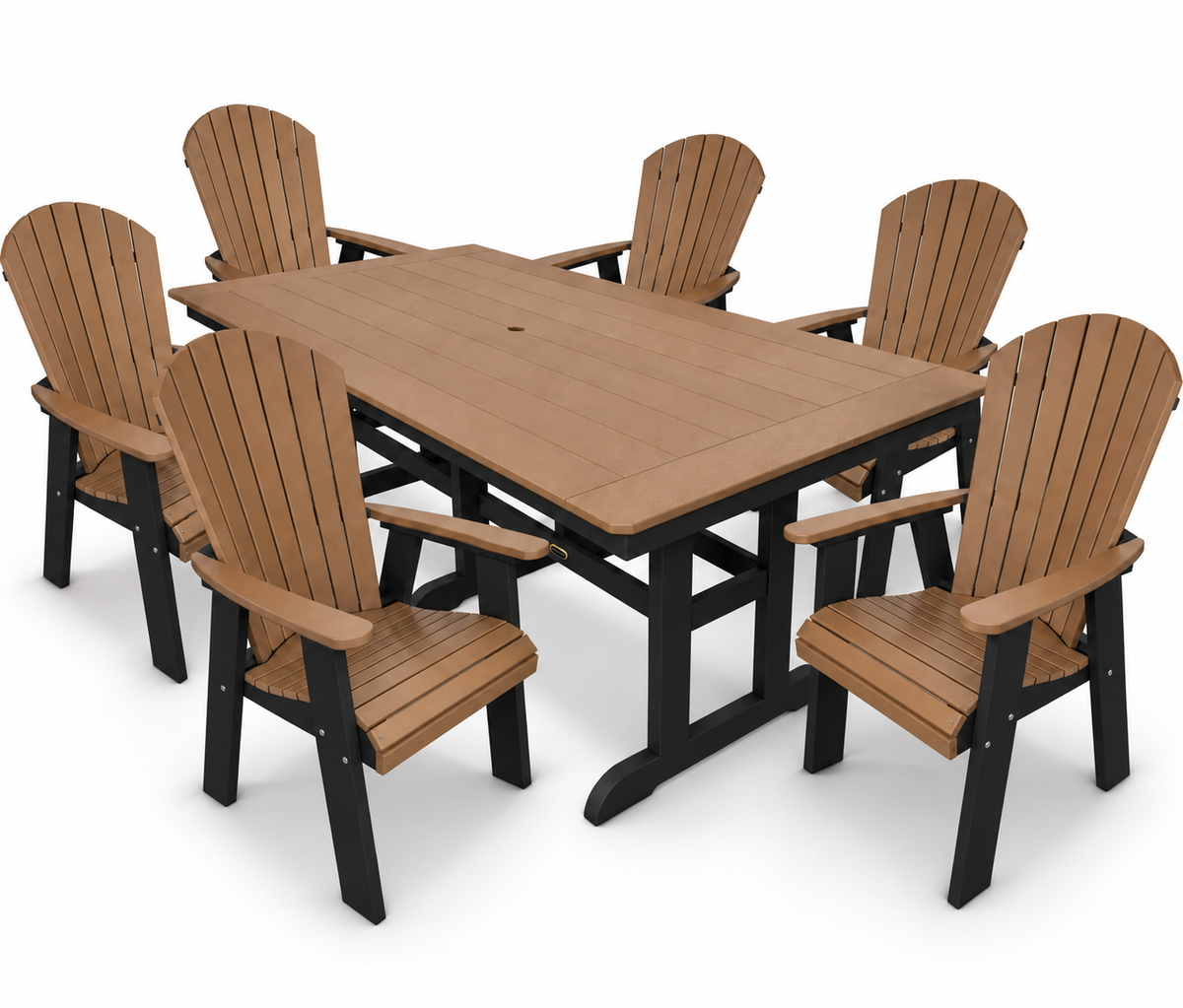 7-Piece Oceanview Adirondack Dining Set