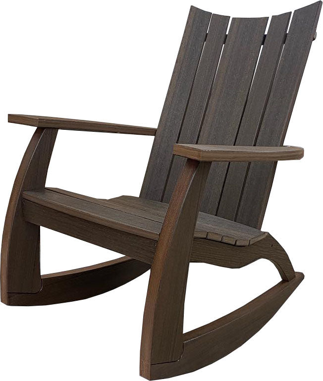 Modern Curve Adirondack Rocking Chair