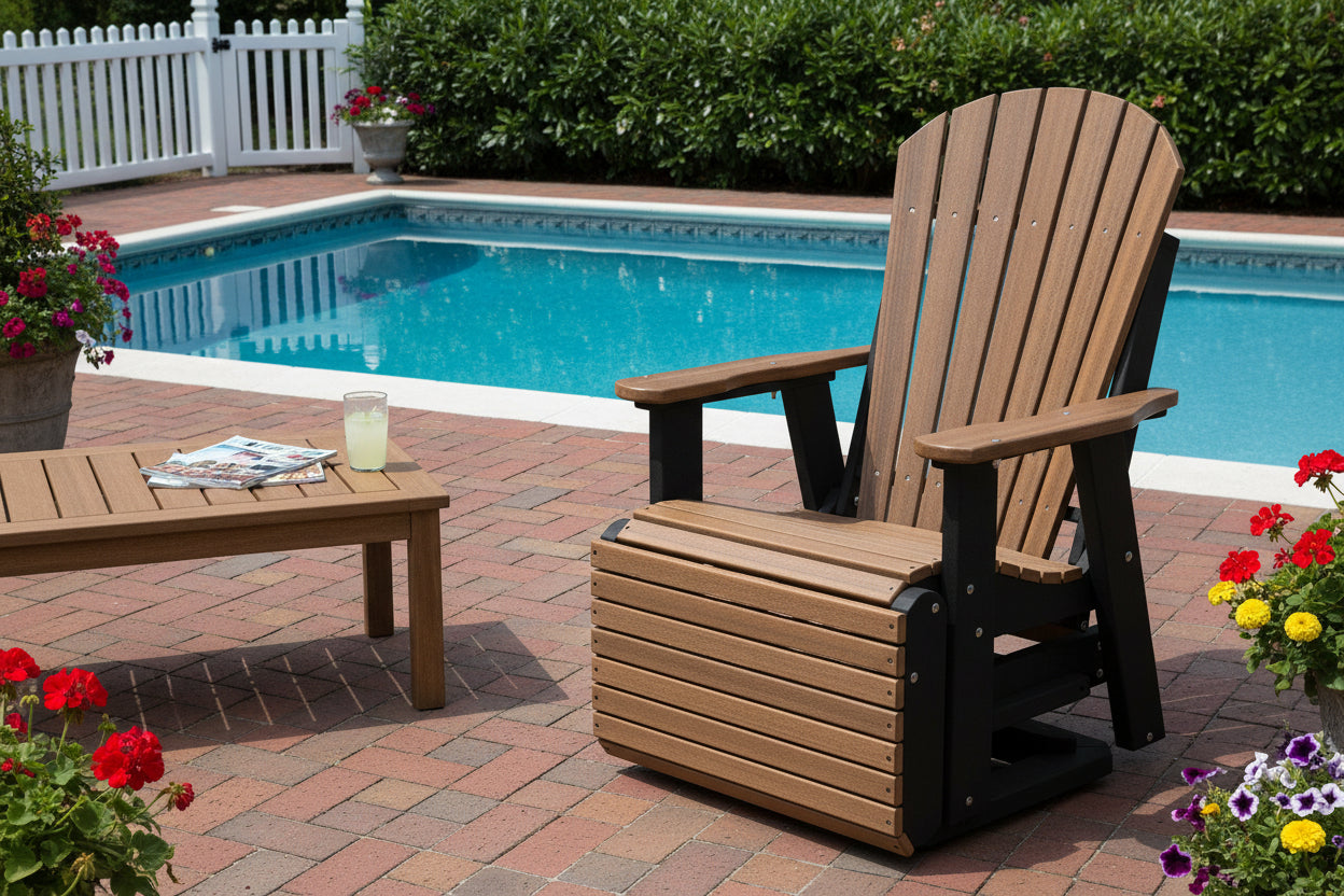 Swivel And Reclining King Size Adirondack Chair