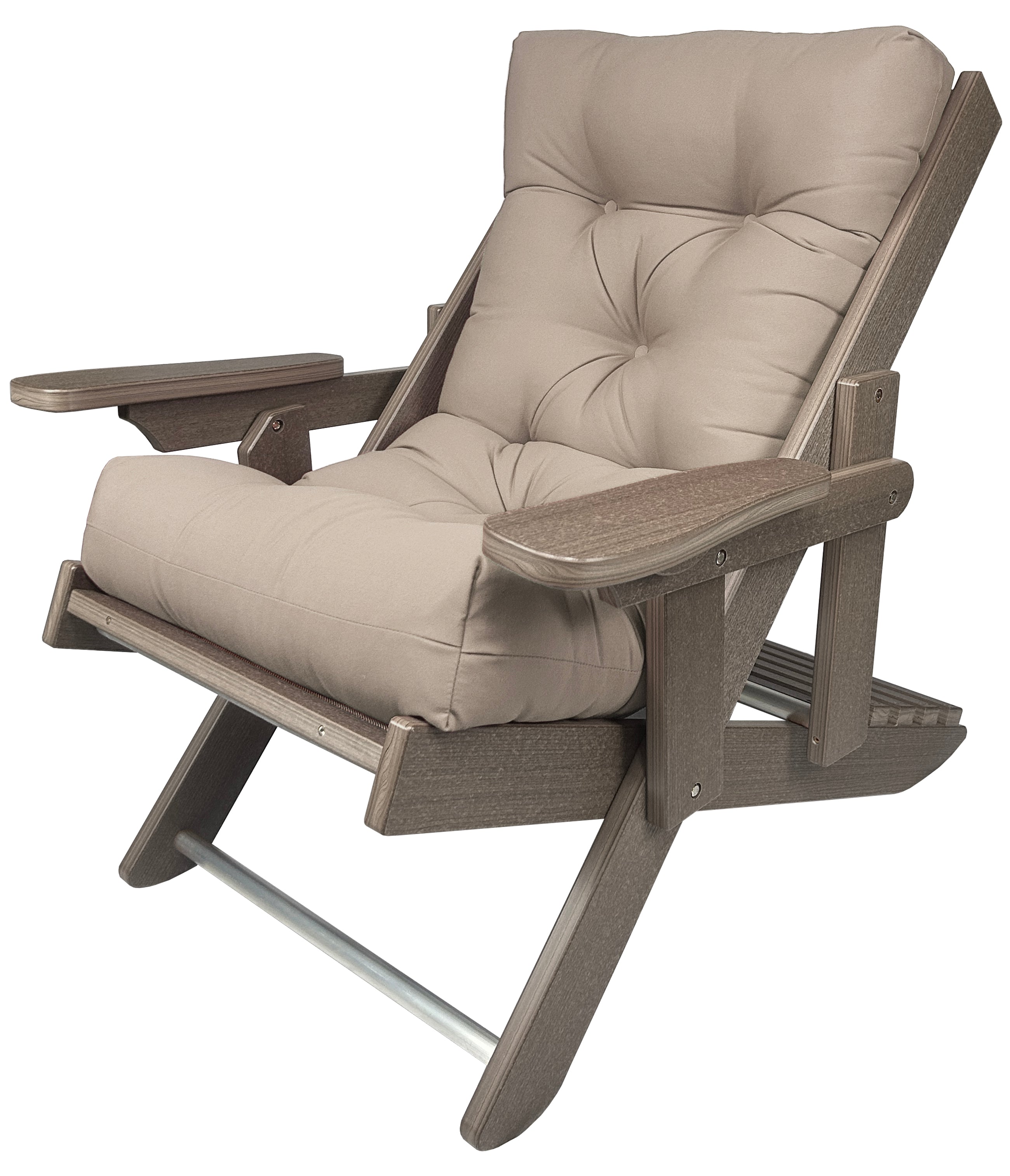 Original Cloud Comfort Folding & Reclining Chair (Wood Grain Texture)