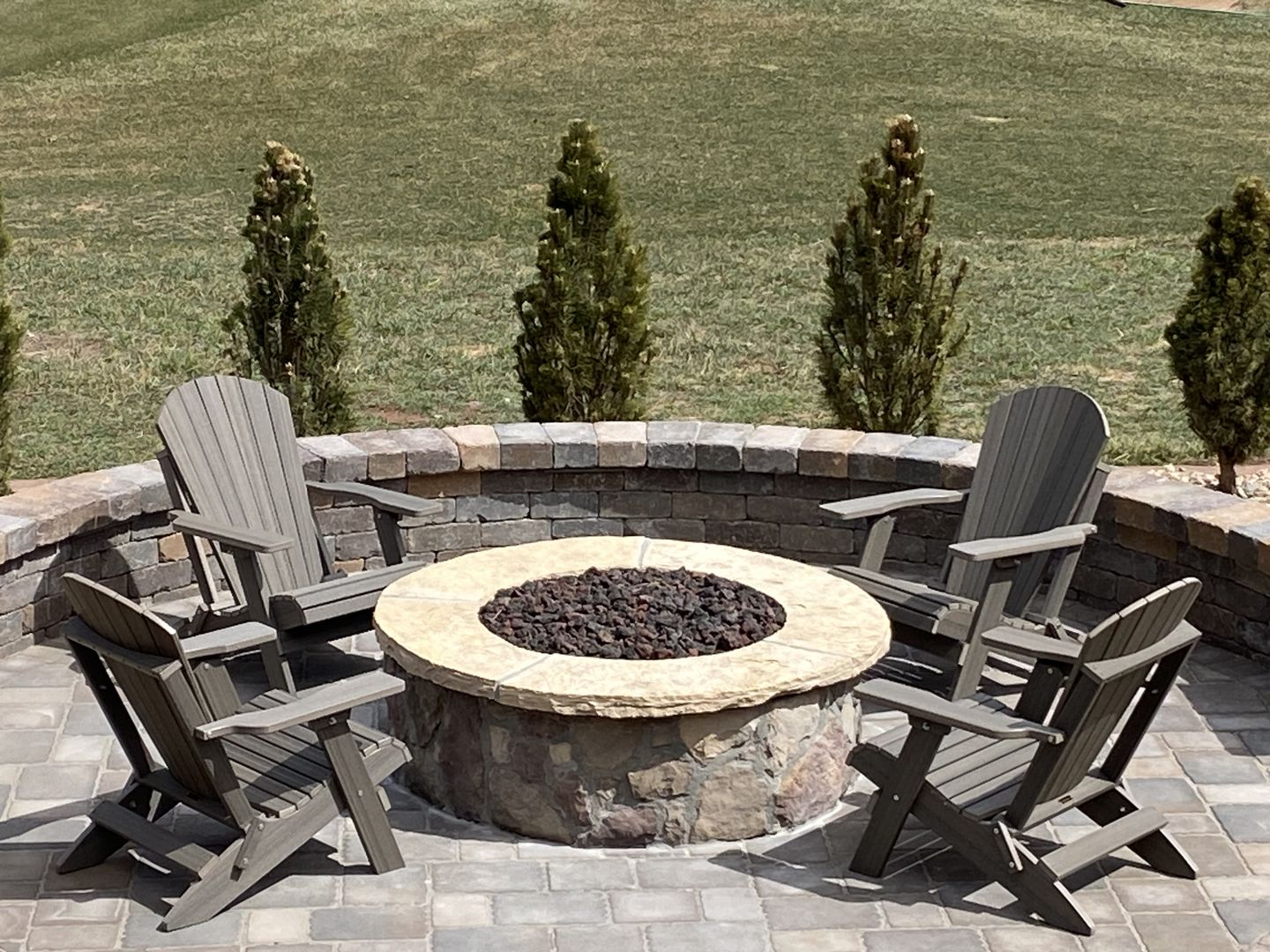 Folding Adirondack Chairs Set of 4 King-Size