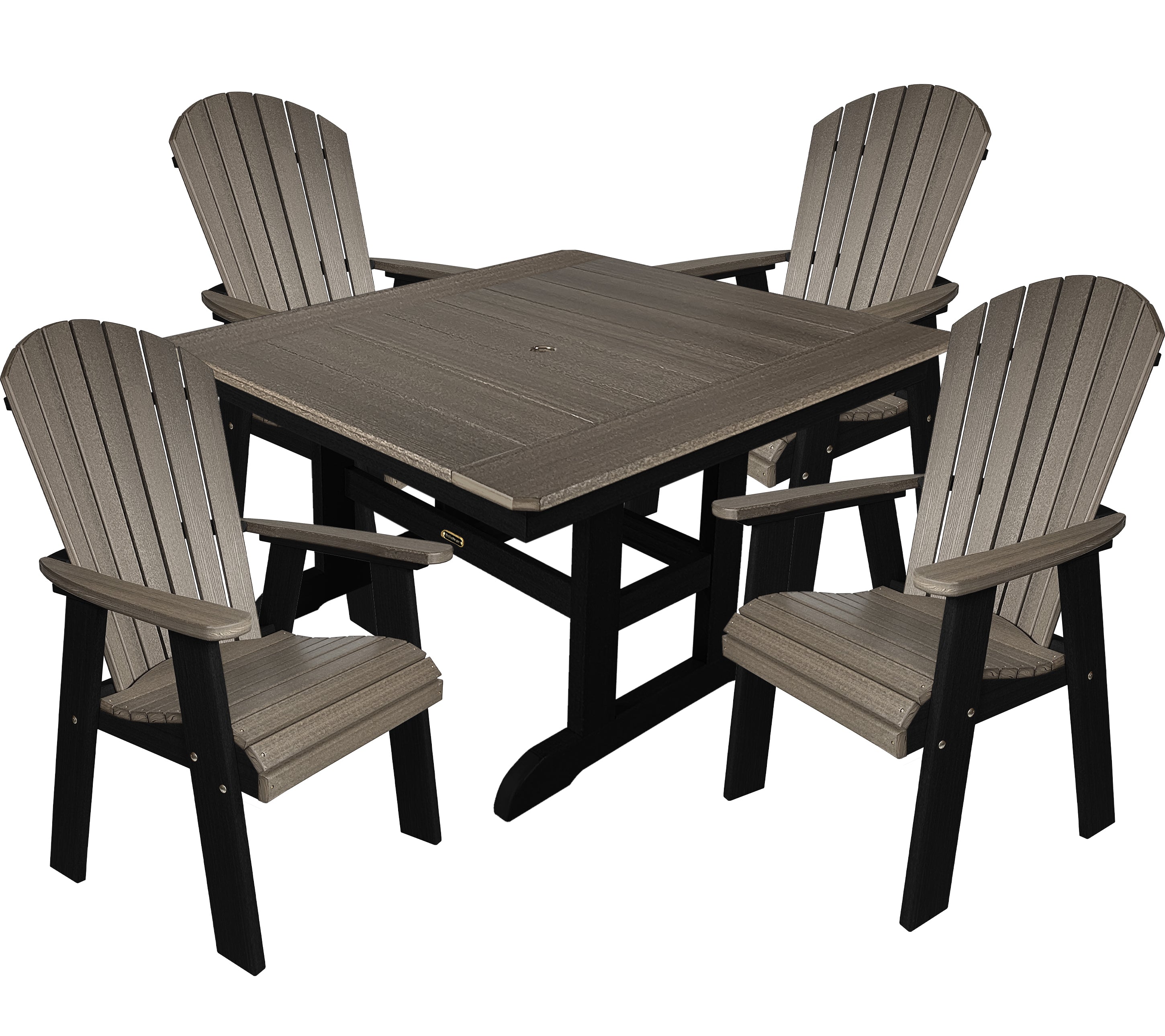 5-Piece Oceanview Adirondack Dining Set - Fully Assembled