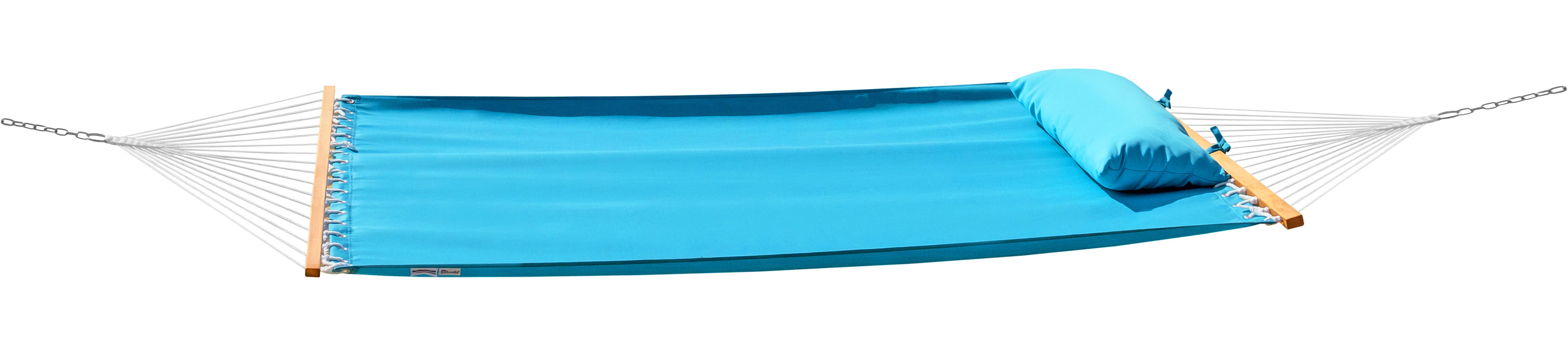DURAWEATHER POLY® Hammock with Steel Stand and Pillow in Sunbrella Fabrics