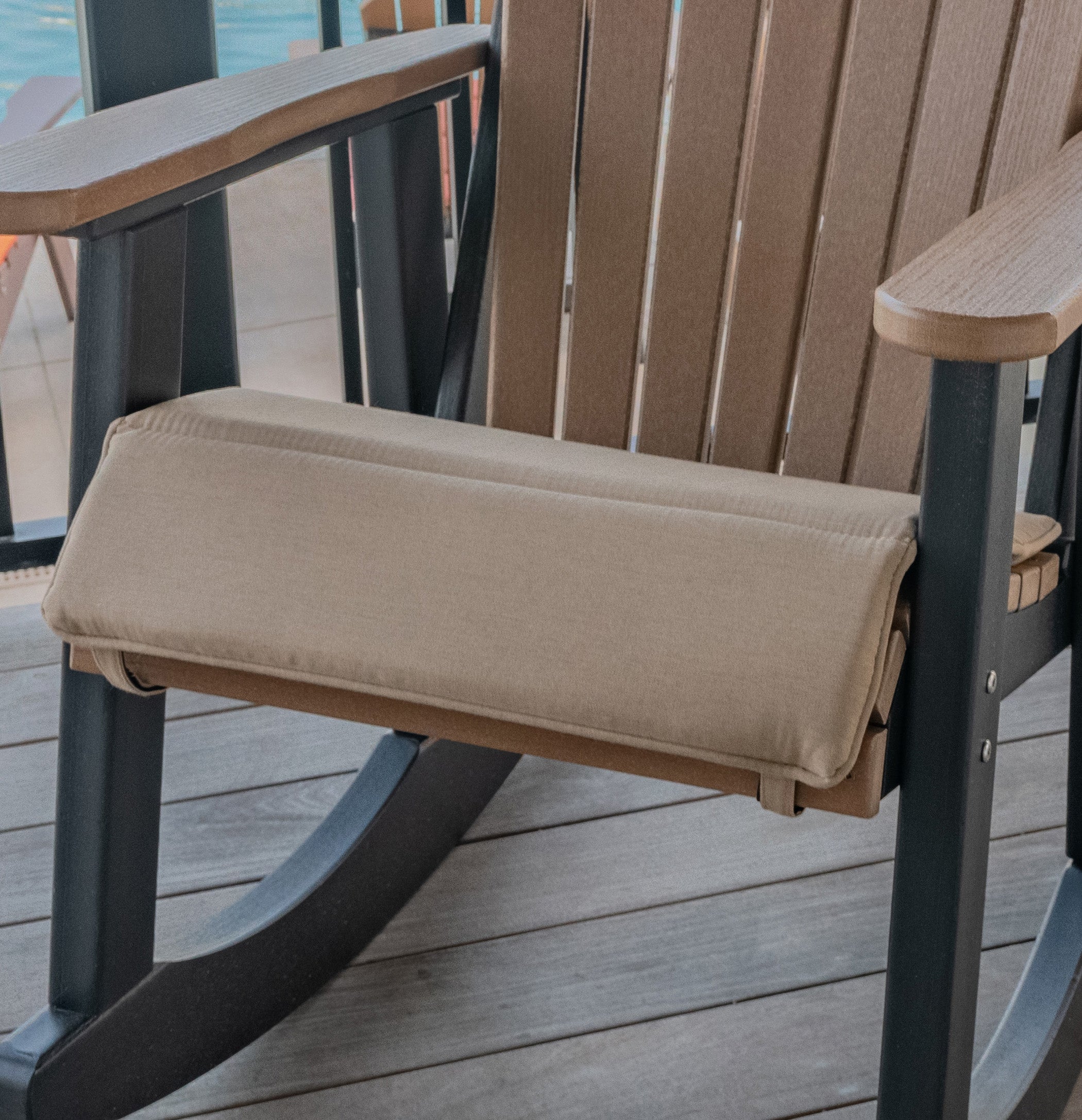 Dining, Counter, Rocker, & Glider Chair Seat Cushions Sunbrella® Fabric (18 Colors Options!)