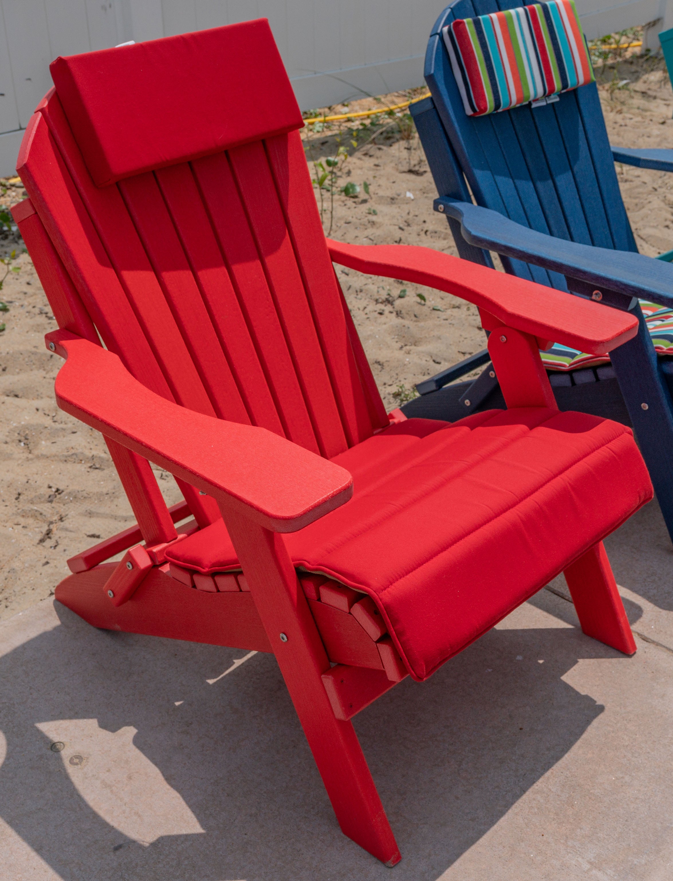 Folding And Stationary Adirondack Chair Seat Cushions Sunbrella® Fabric (18 Colors Options!)