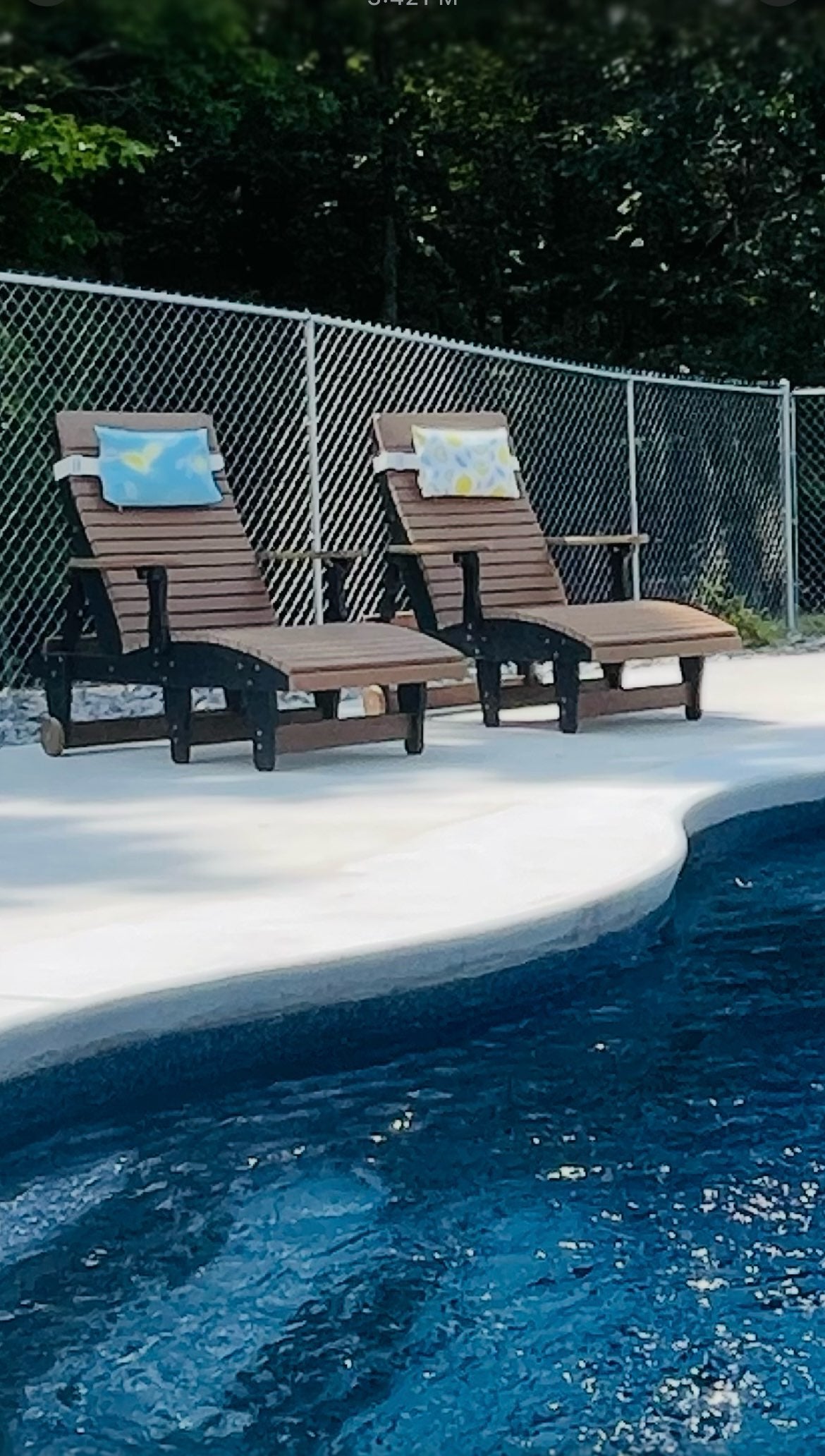Chaise Lounge With Wheels And Adjustable Back