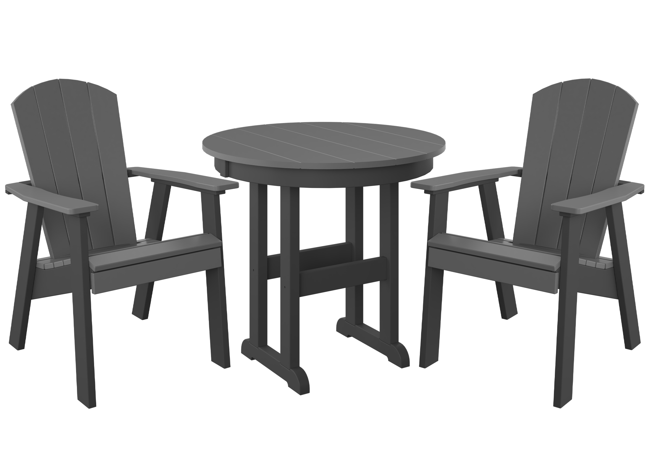 DuraWeather Poly® 3-Piece Yorkshire Adirondack Bistro Set