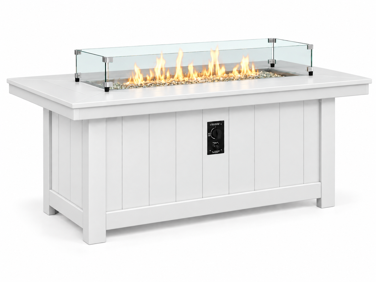 64x34" Nantucket Fire Pit Table