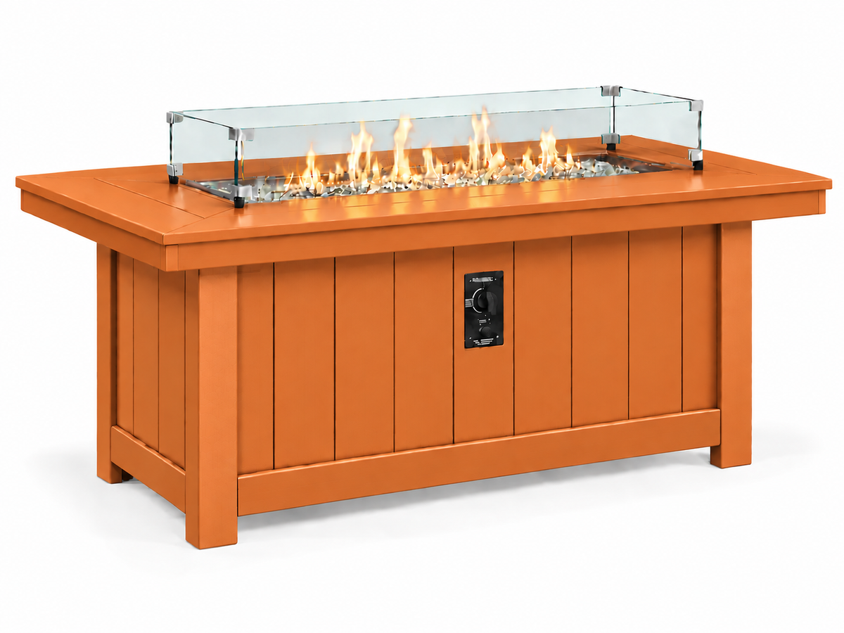 64x34" Nantucket Fire Pit Table