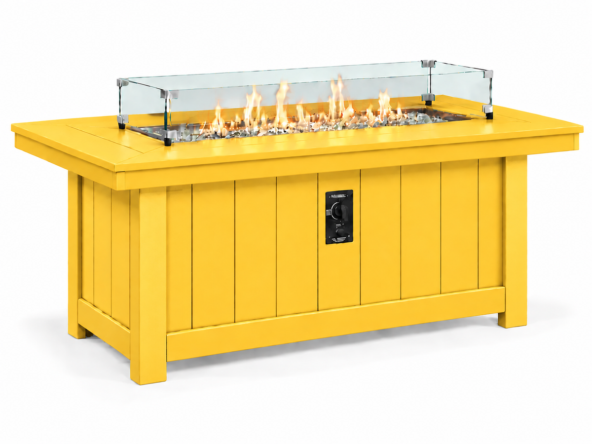 64x34" Nantucket Fire Pit Table
