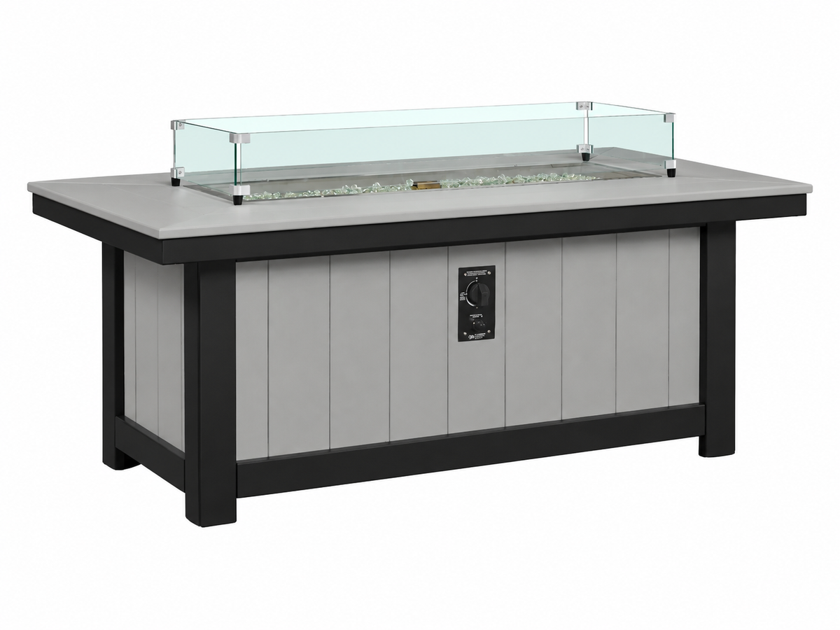 64x34" Nantucket Fire Pit Table