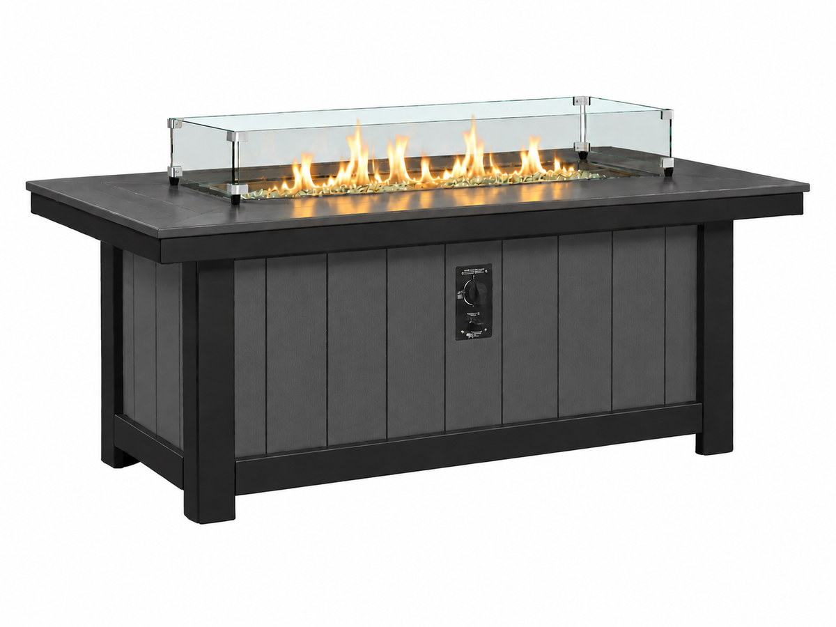 64x34" Nantucket Fire Pit Table