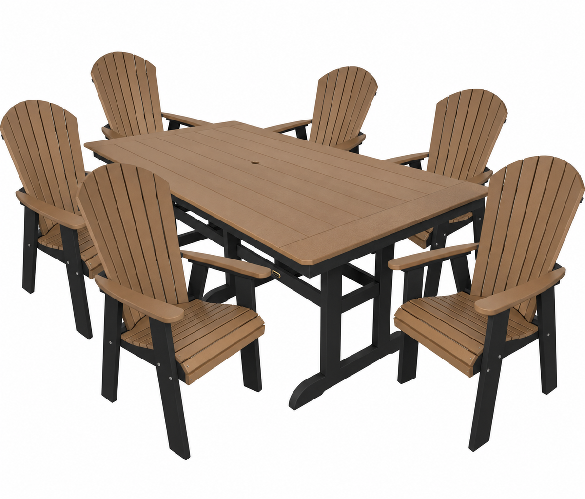 7-Piece Oceanview Adirondack Dining Set