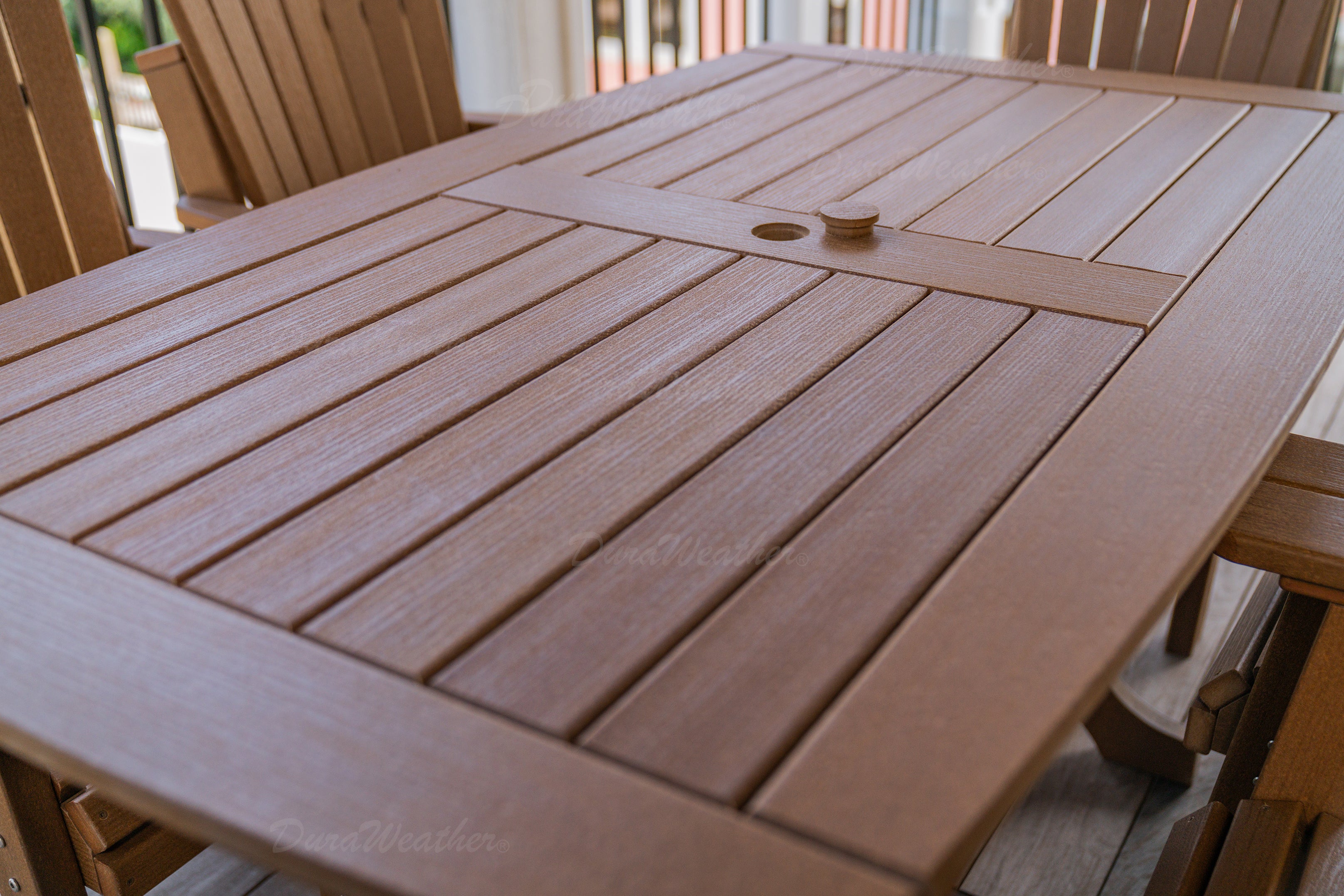 7-Piece Classic Adirondack Dining Table Set