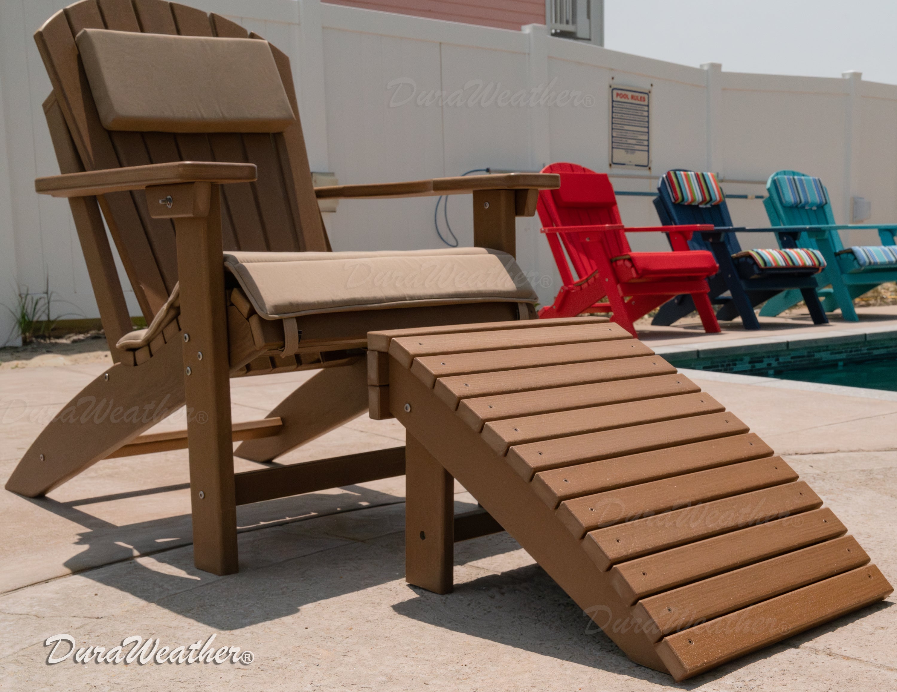 Stationary Adirondack Chair King Size