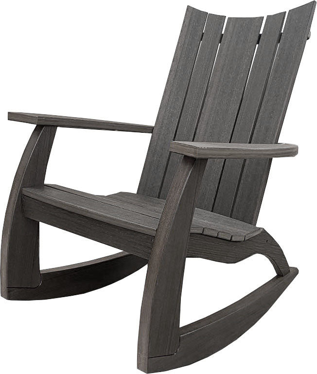 Modern Curve Adirondack Rocking Chair