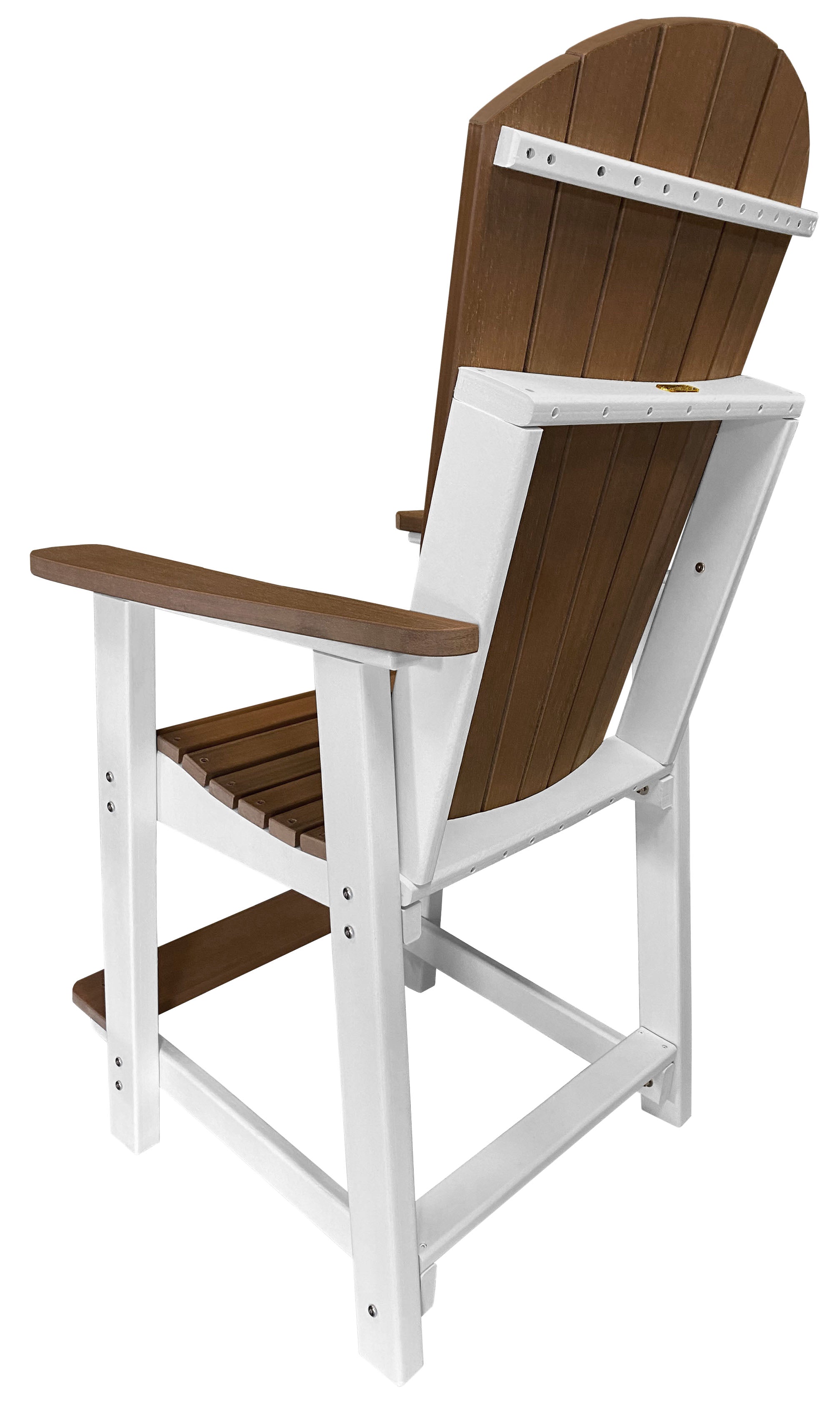 5-Piece Traditional Adirondack Counter Height Dining Table Set