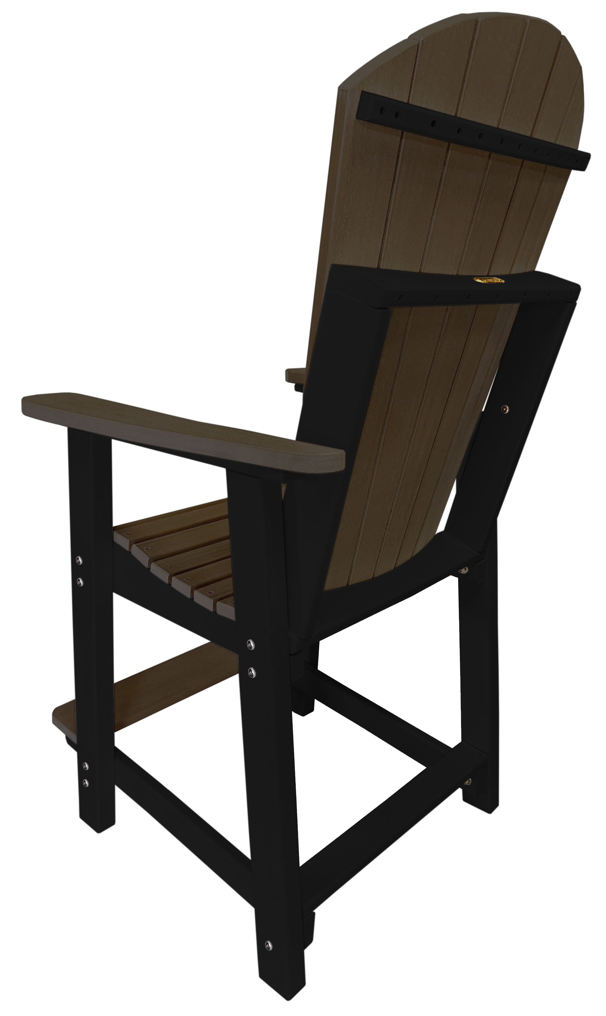 5-Piece Traditional Adirondack Counter Height Dining Table Set