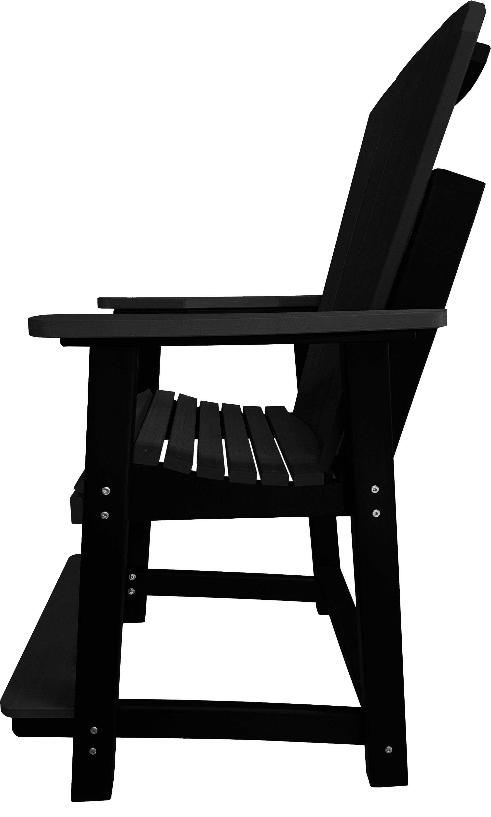 5-Piece Traditional Adirondack Counter Height Dining Table Set