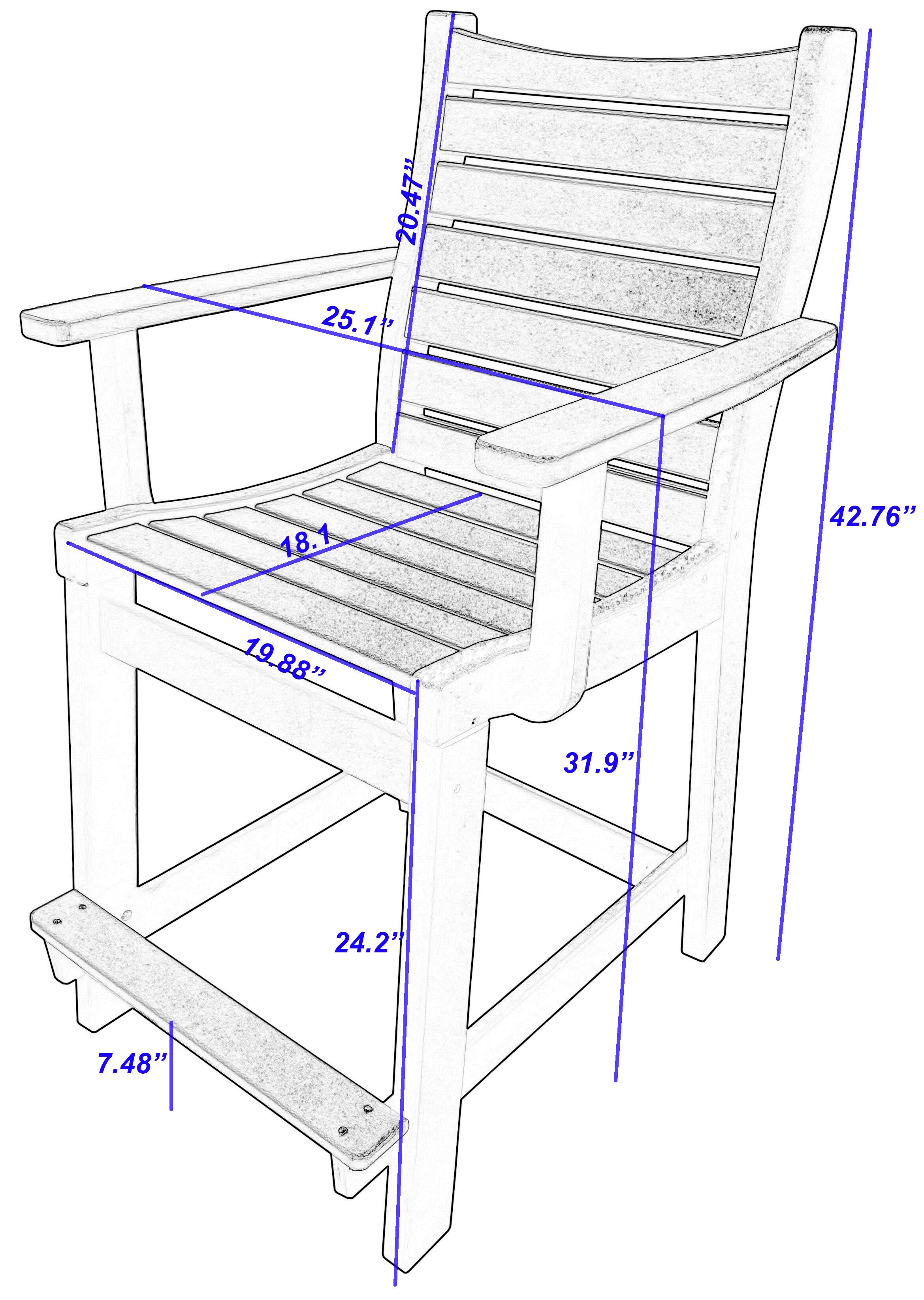 5-Piece Brookshire Counter Height Dining Table Set