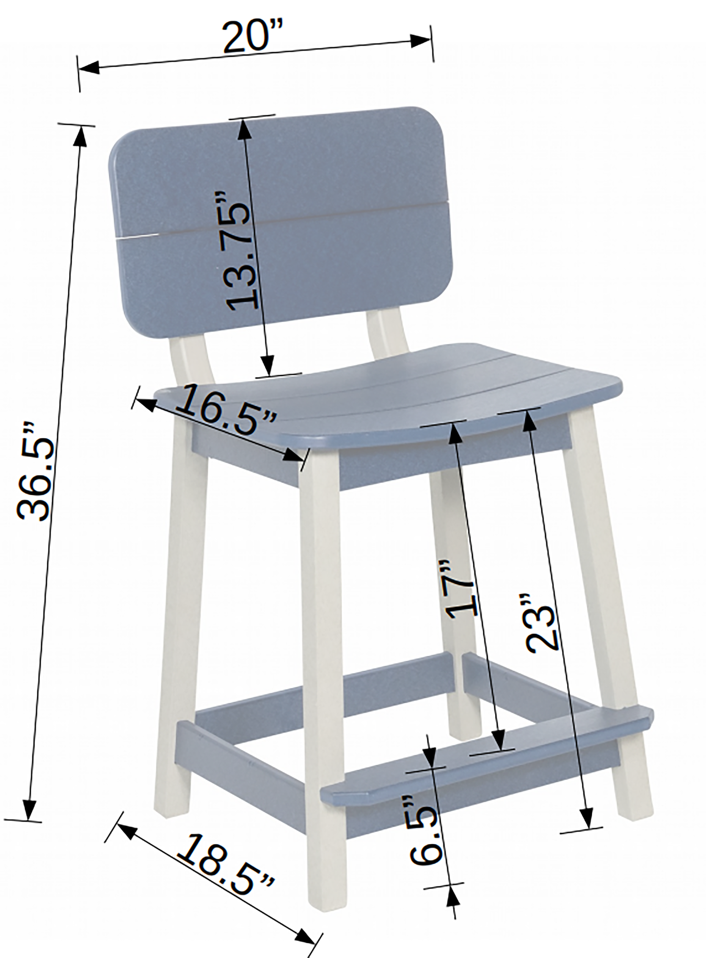 5-Piece Surf's Up Counter Set - New
