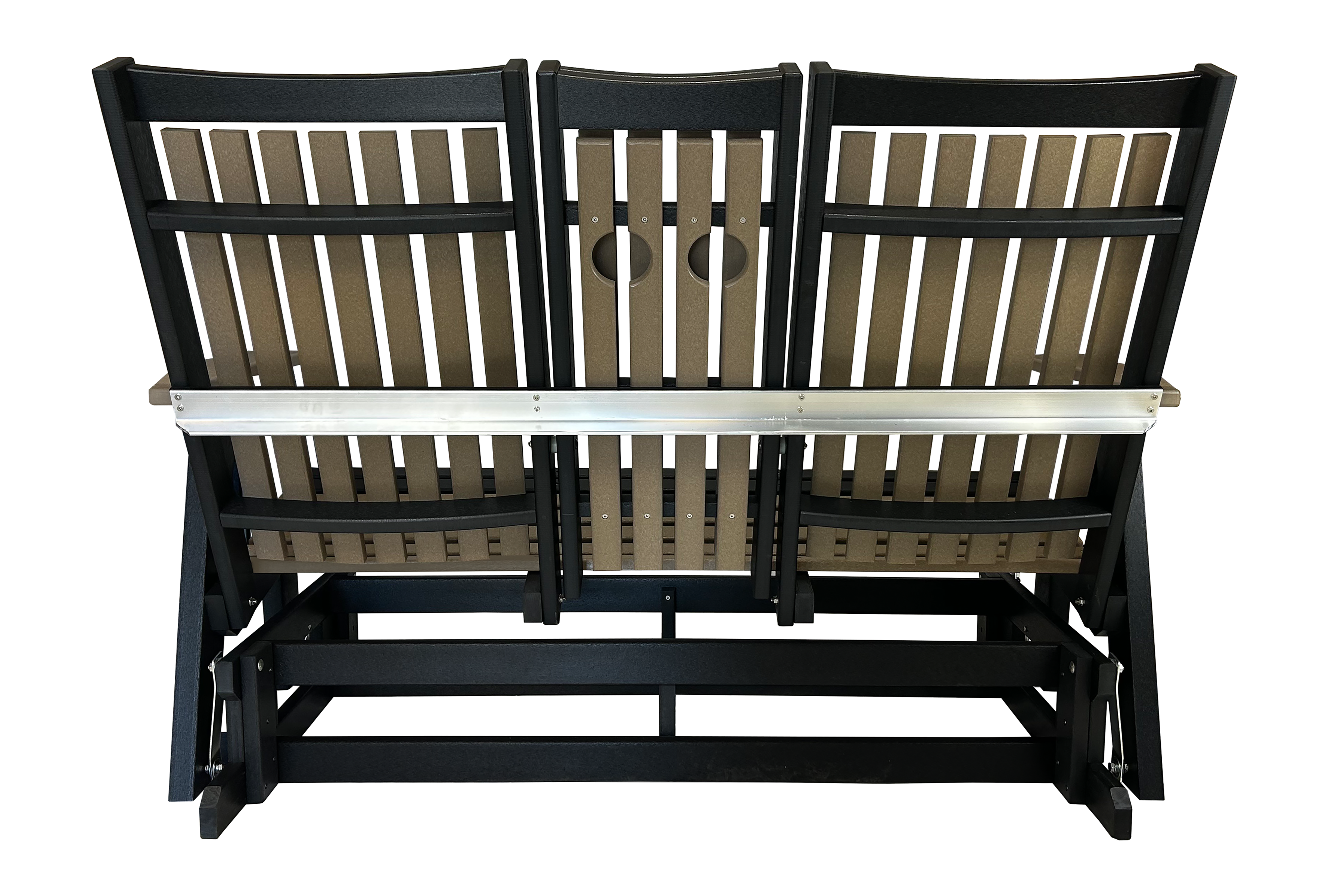 DuraWeather Poly 5' Mission Glider Console w/2 Cupholders