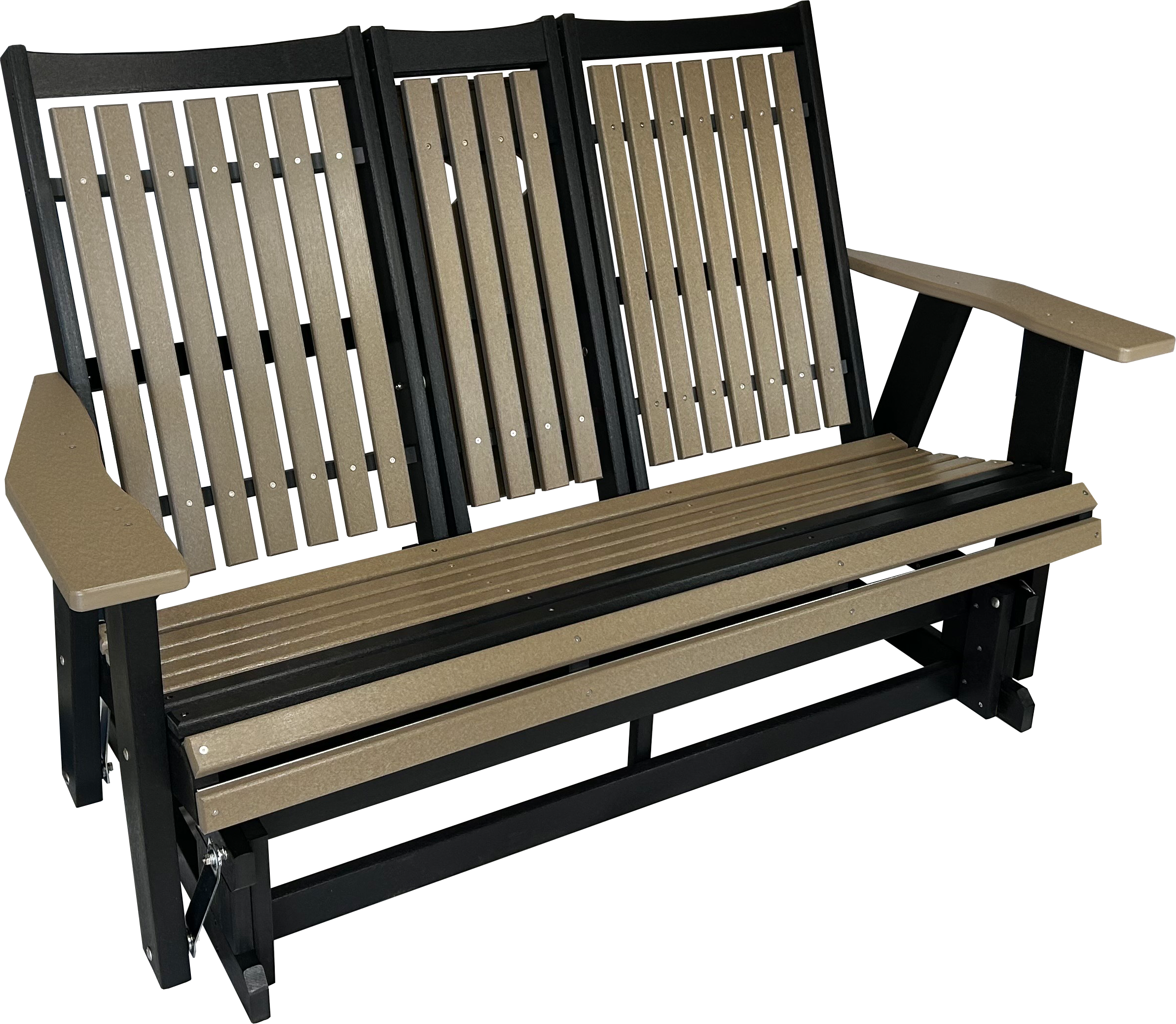 DuraWeather Poly 5' Mission Glider Console w/2 Cupholders