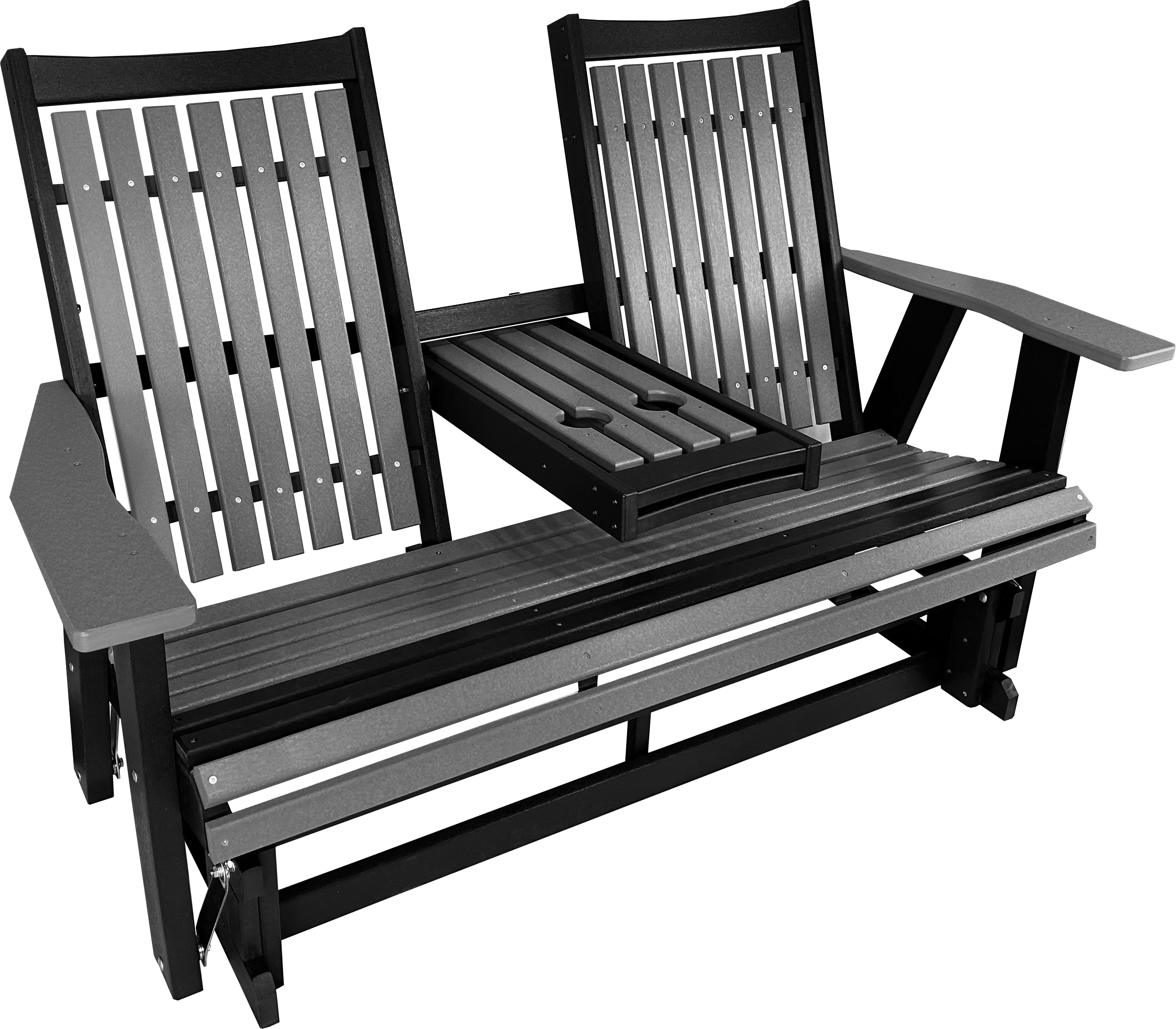 DuraWeather Poly 5' Mission Glider Console w/2 Cupholders