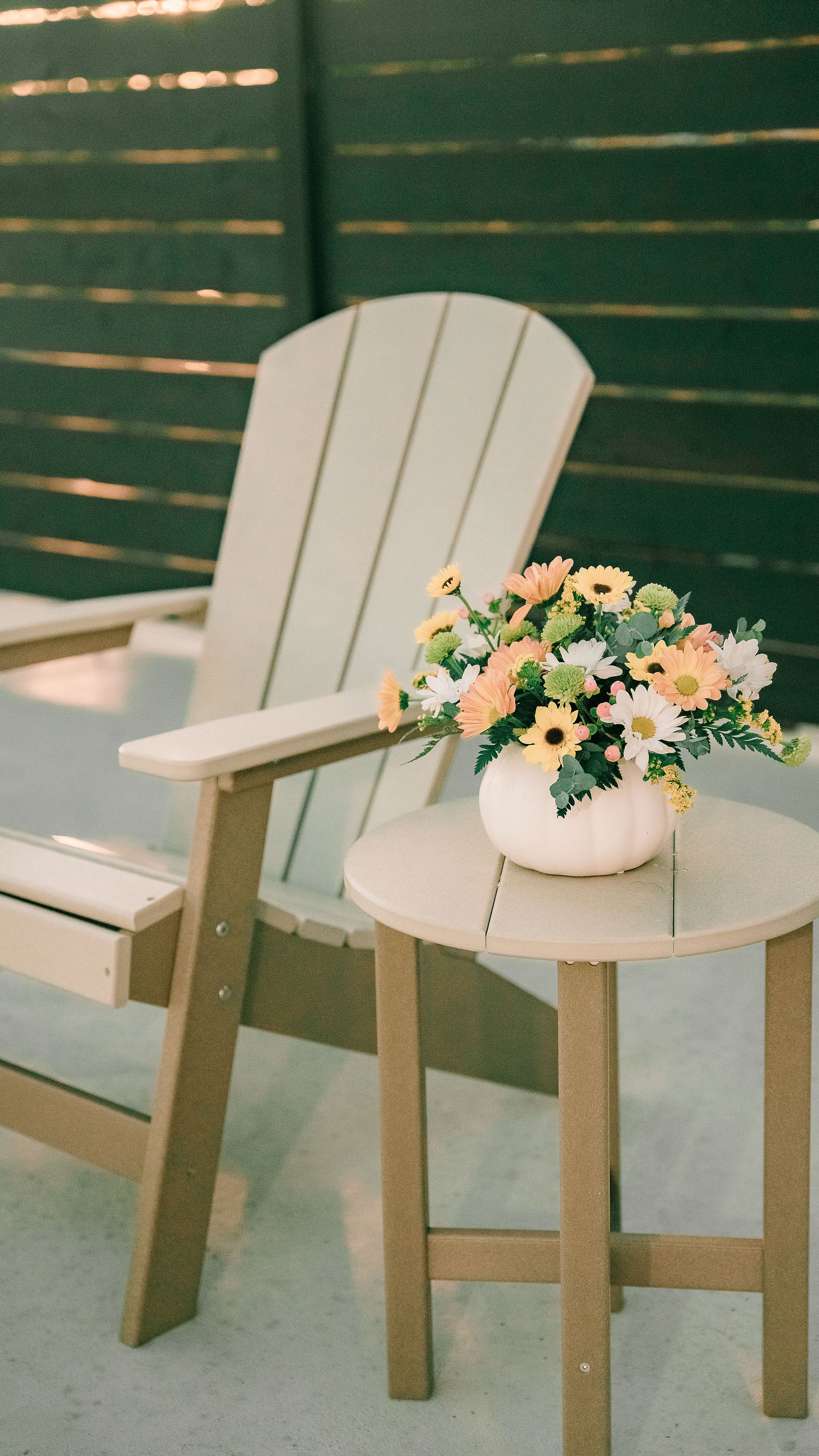 DURAWEATHER POLY® Stationary Adirondack Chair (End Table Not Included)