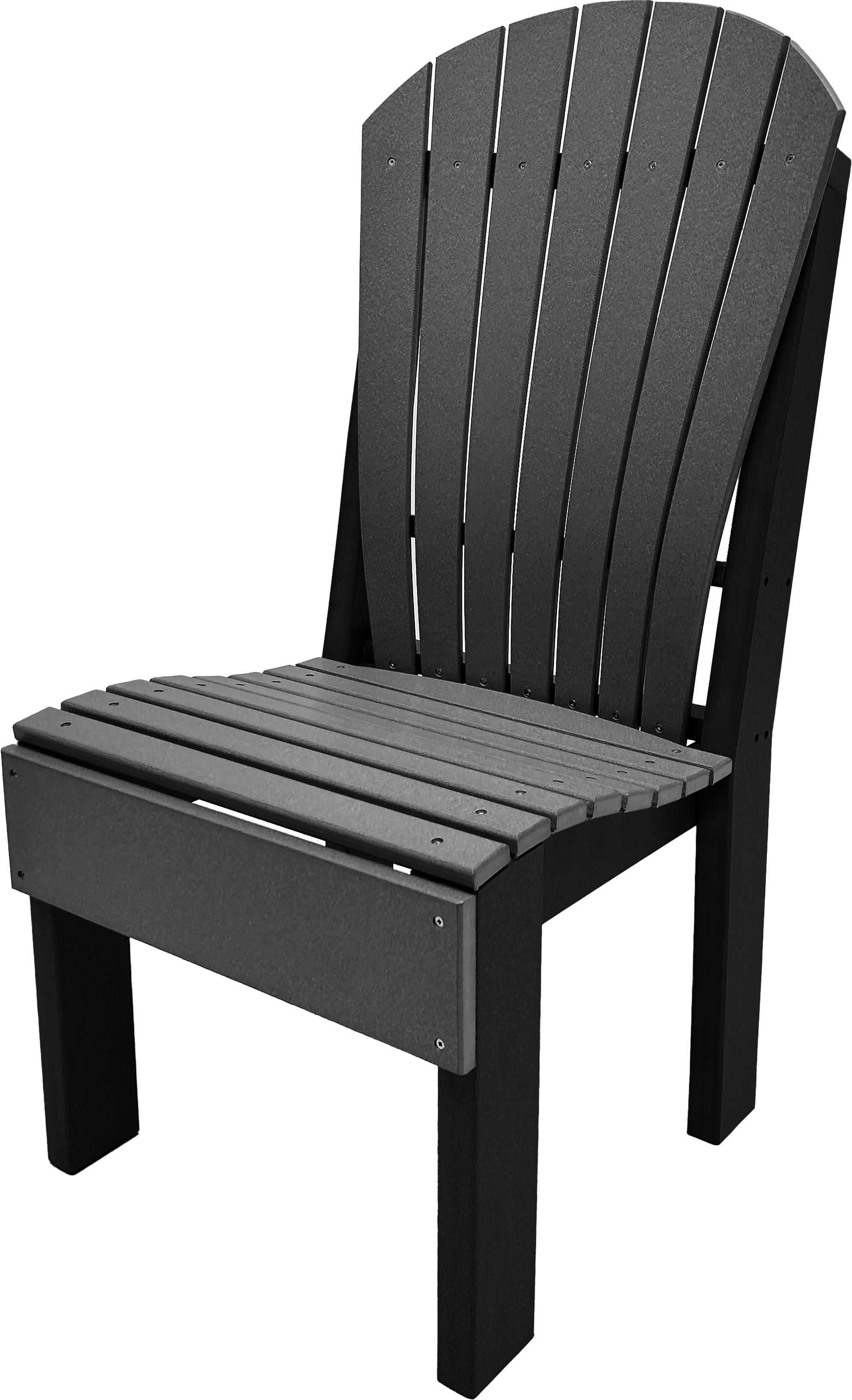 7-Piece Farmhouse Adirondack Dining Table Set With 2 Arm Chairs And 4 Side Chairs