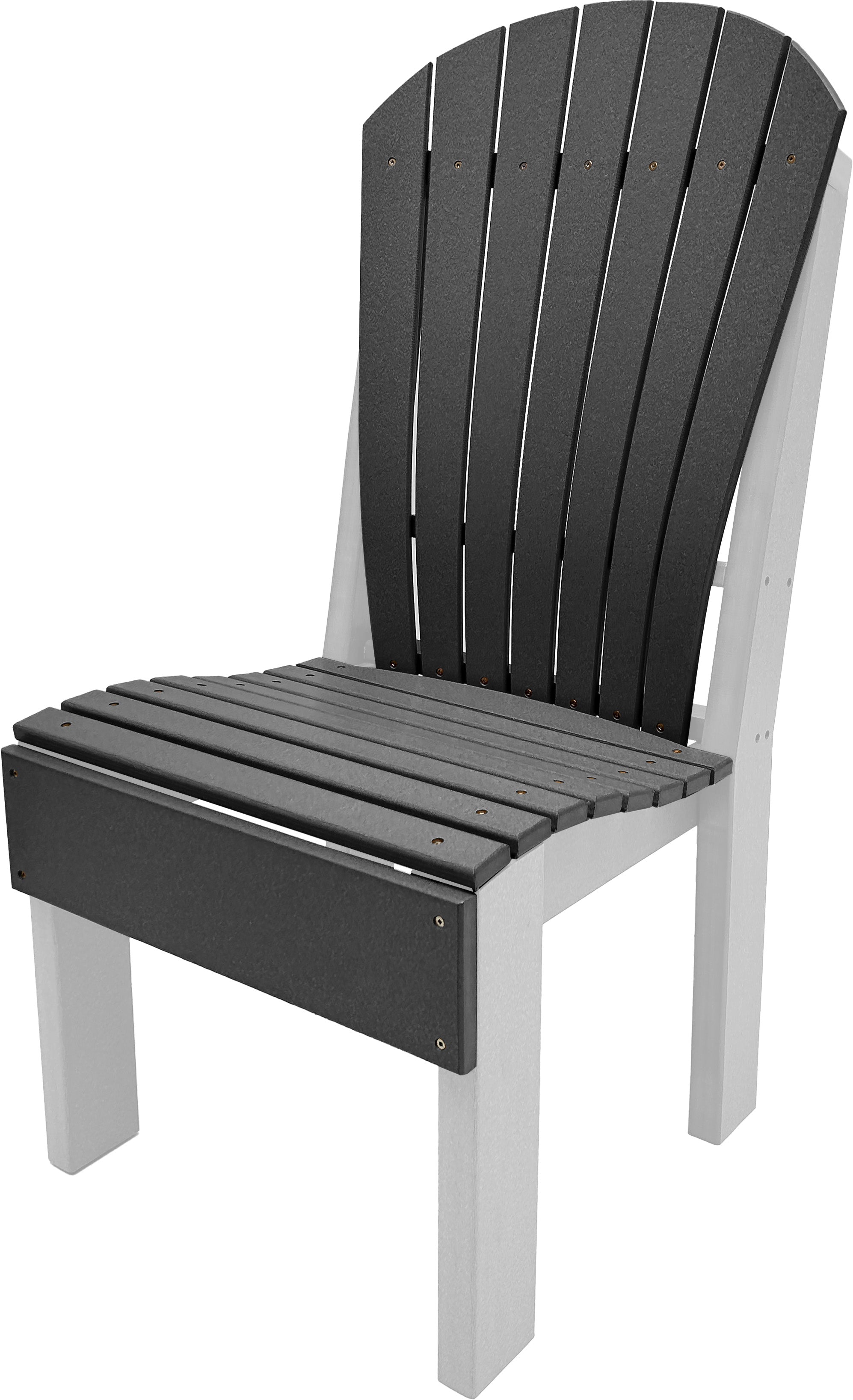 7-Piece Farmhouse Adirondack Dining Table Set With 2 Arm Chairs And 4 Side Chairs