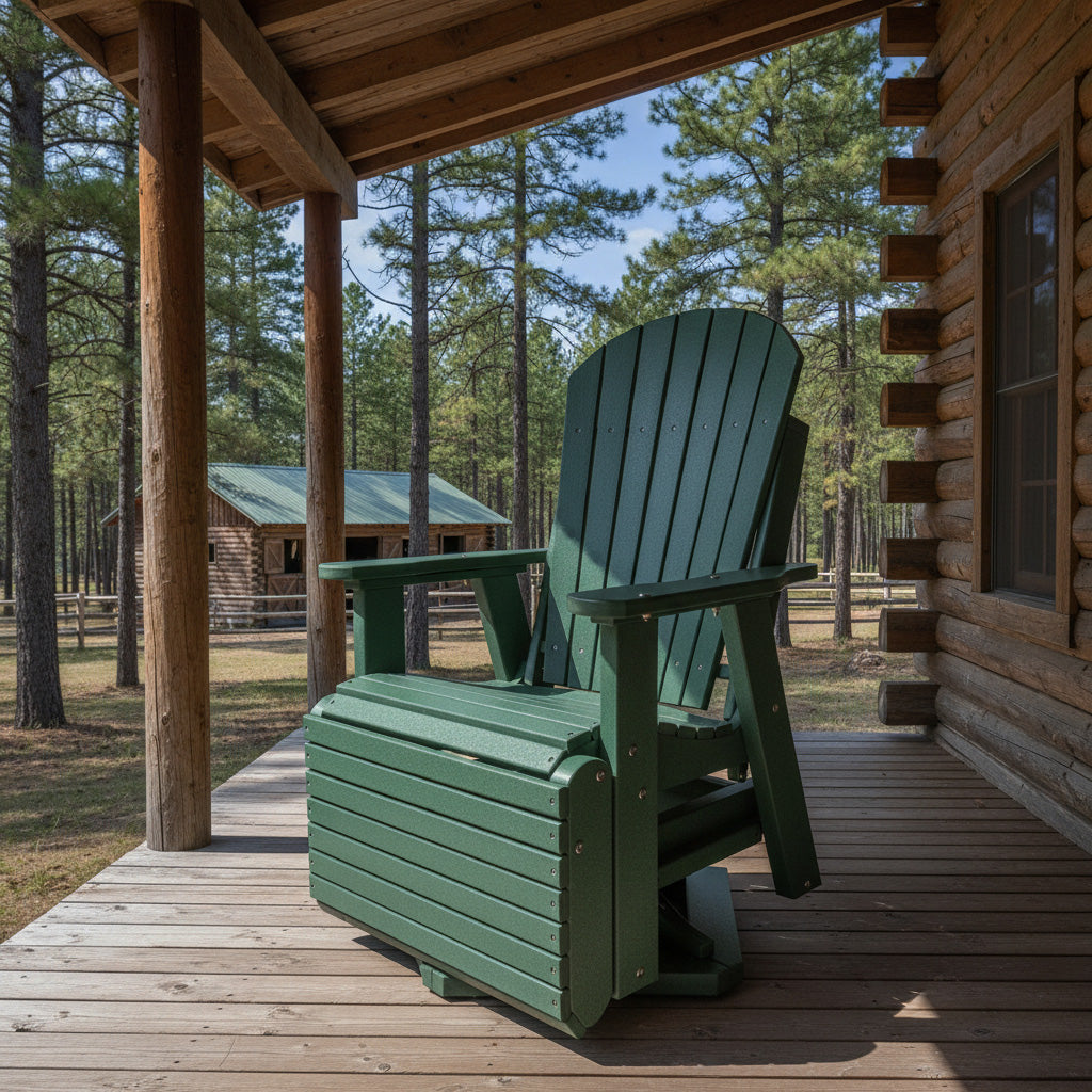 Swivel And Reclining King Size Adirondack Chair