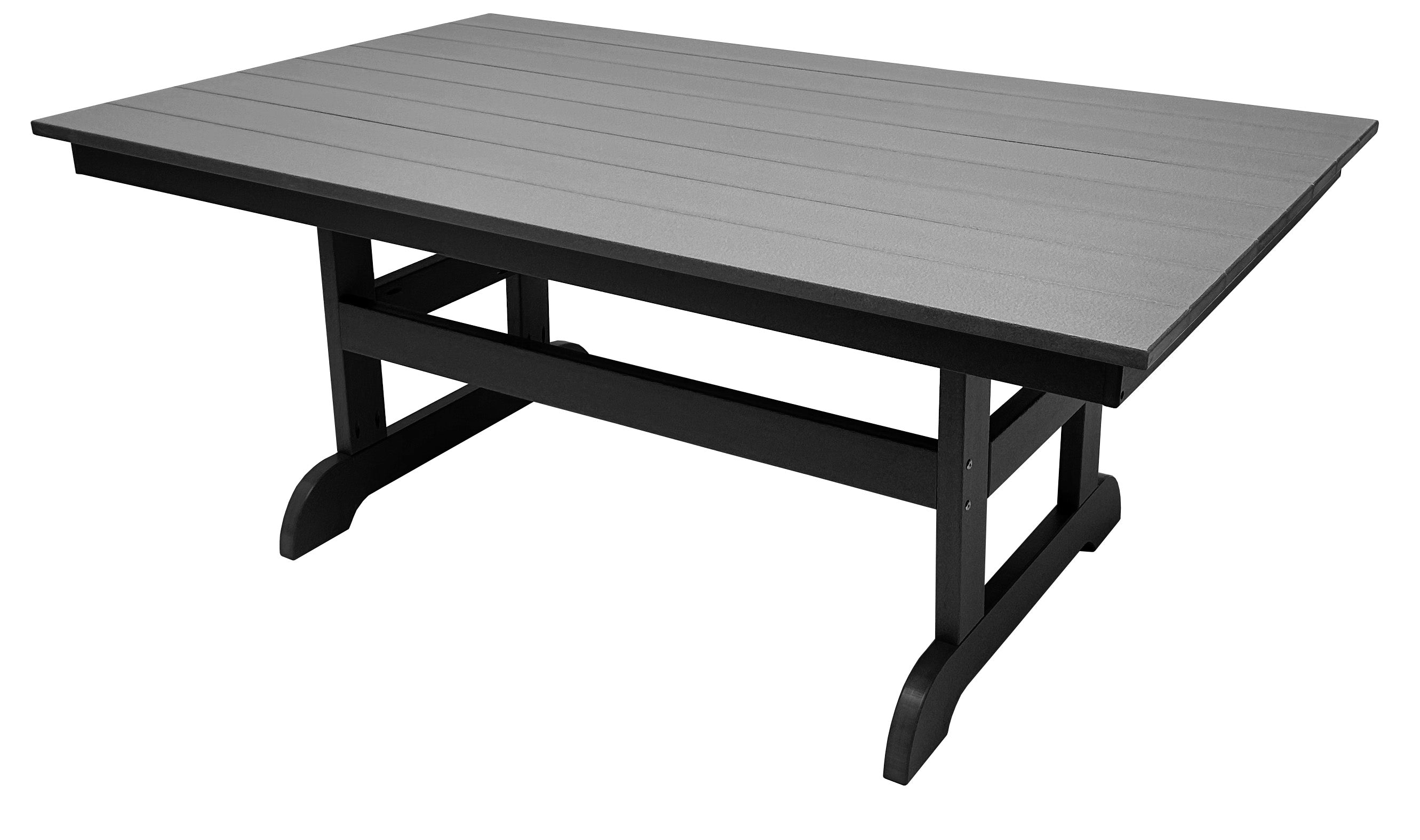 7-Piece Farmhouse Adirondack Dining Table Set With 2 Arm Chairs And 4 Side Chairs