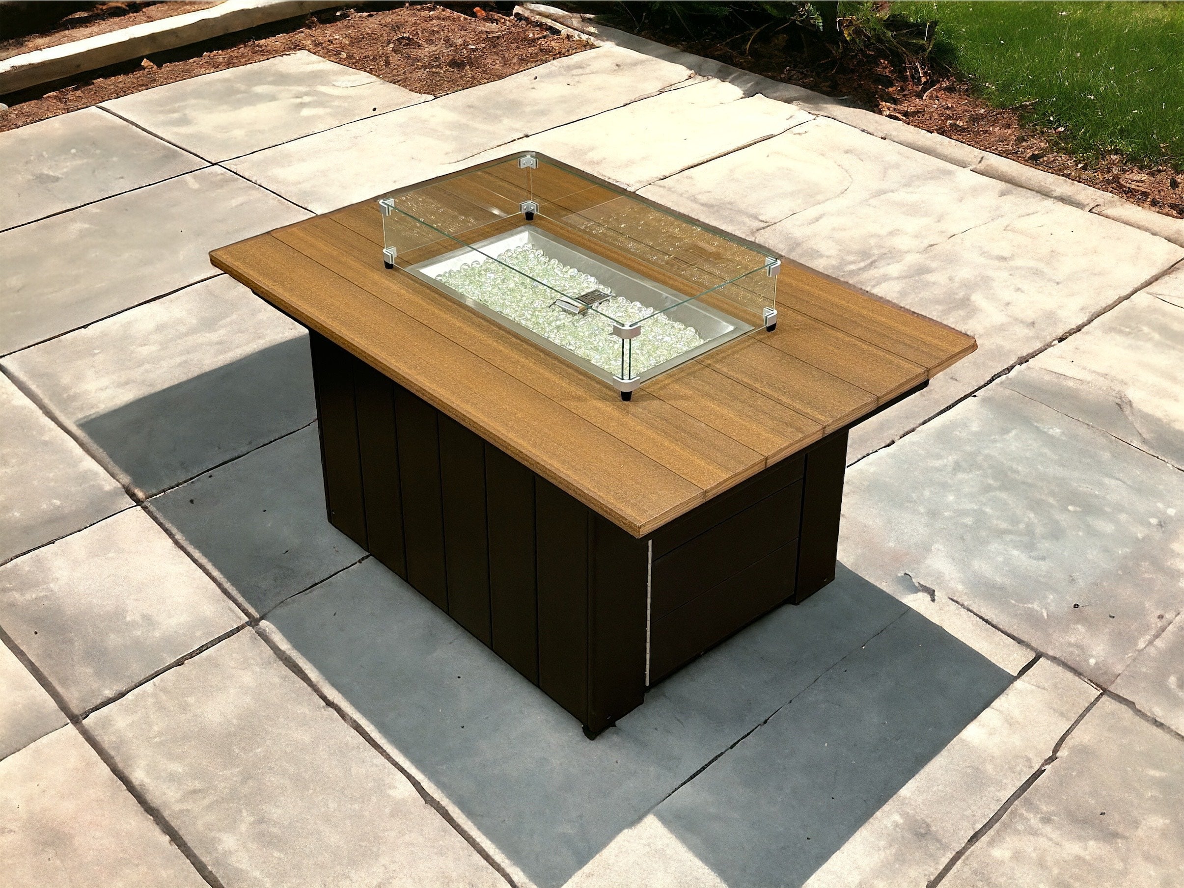 48" Modern Fire Pit Table