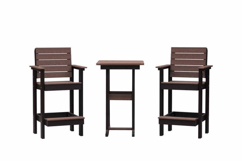 3-Piece Contemporary Bar Set