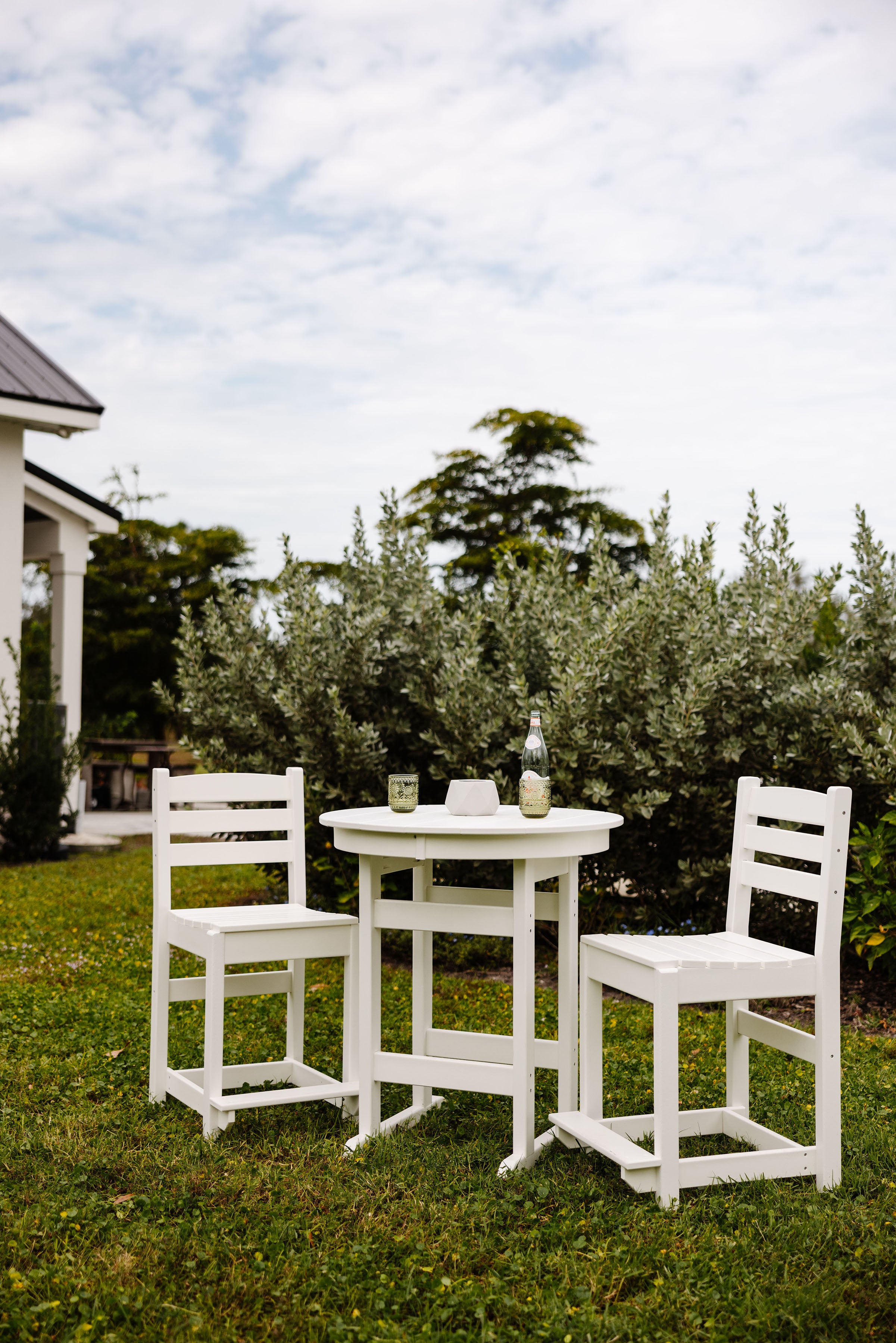 3-Piece Counter Bistro Set Armless - New