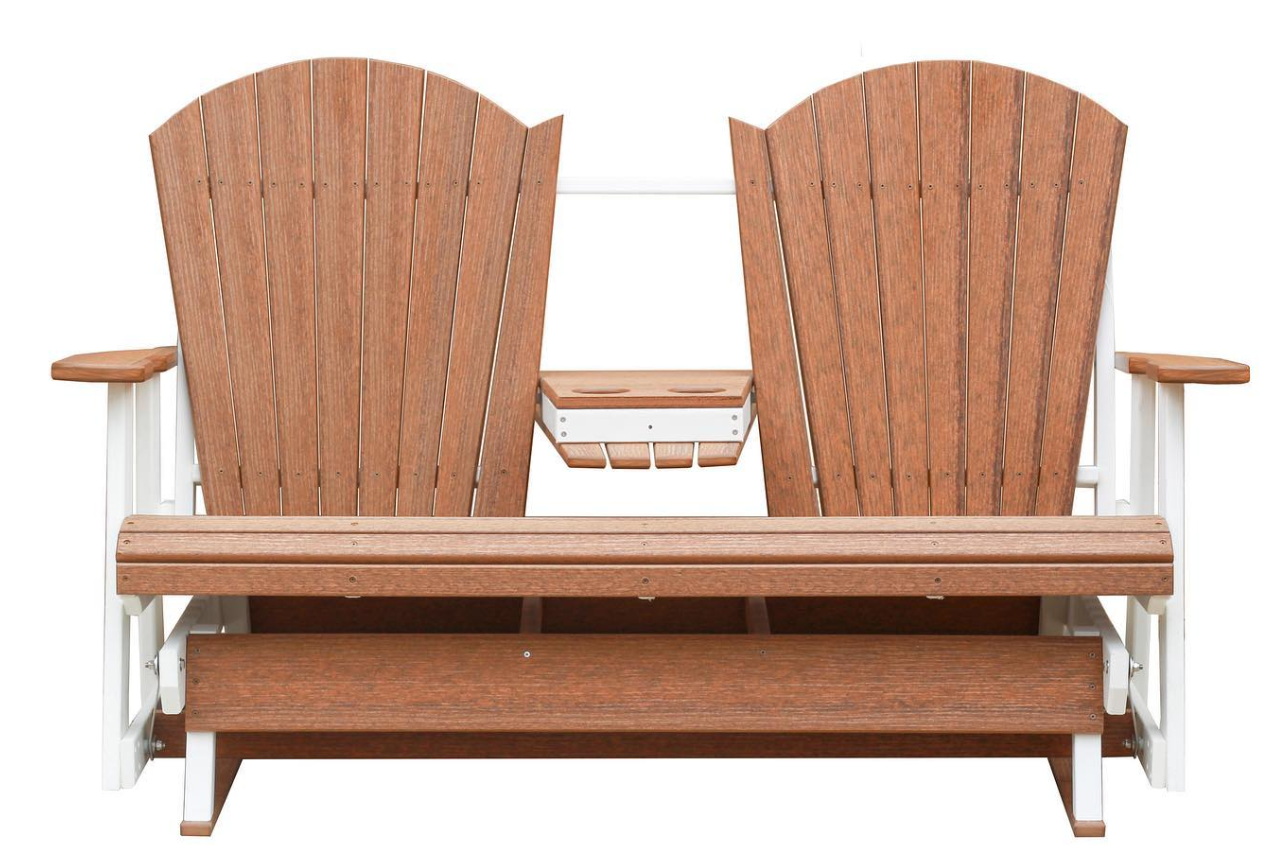 Adirondack 5'ft Glider Console with Cupholders